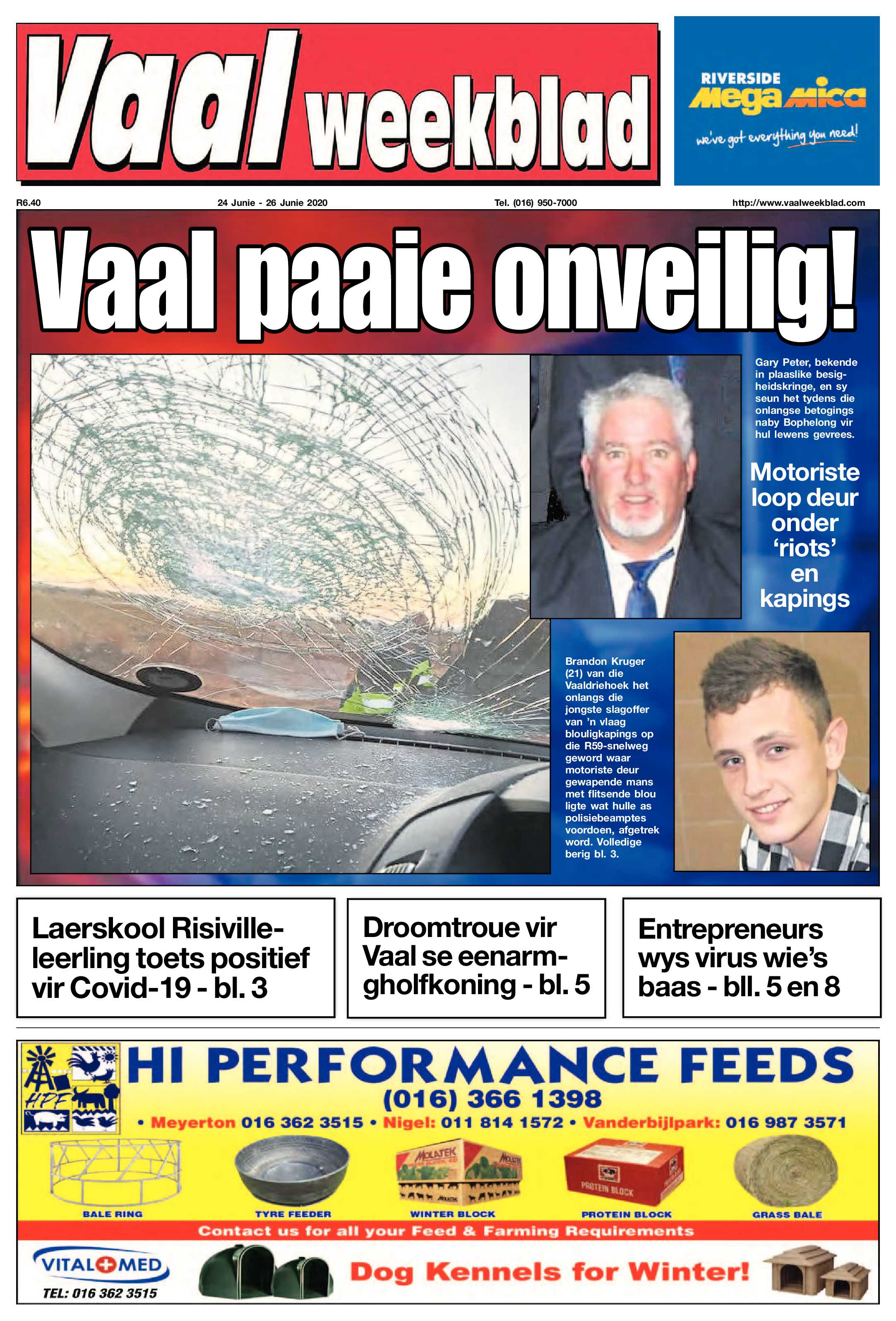Vaalweekblad 24 Junie – 26 Junie 2020 page 1