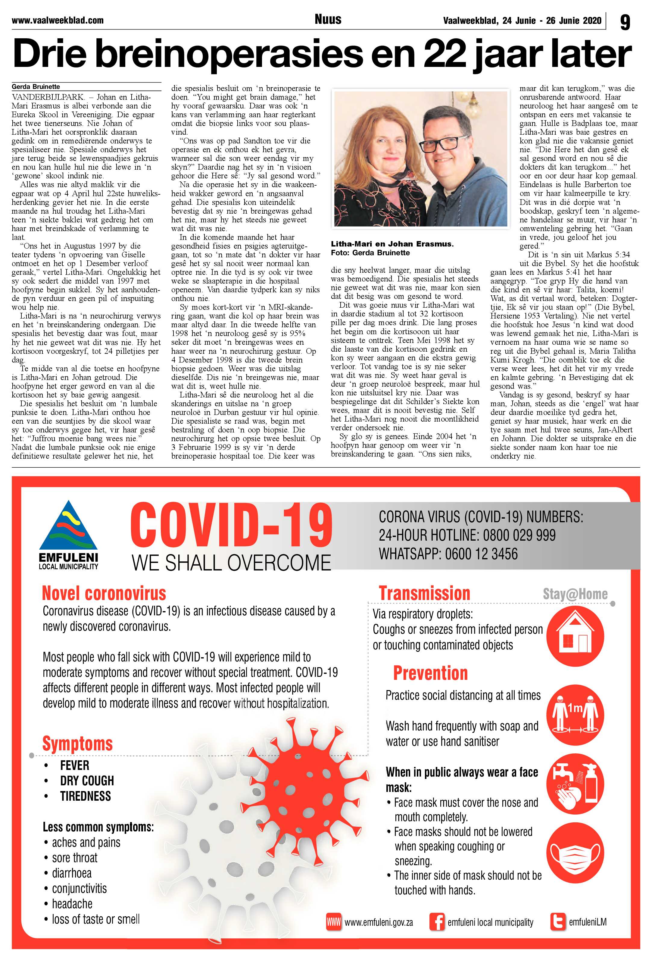 Vaalweekblad 24 Junie – 26 Junie 2020 page 9