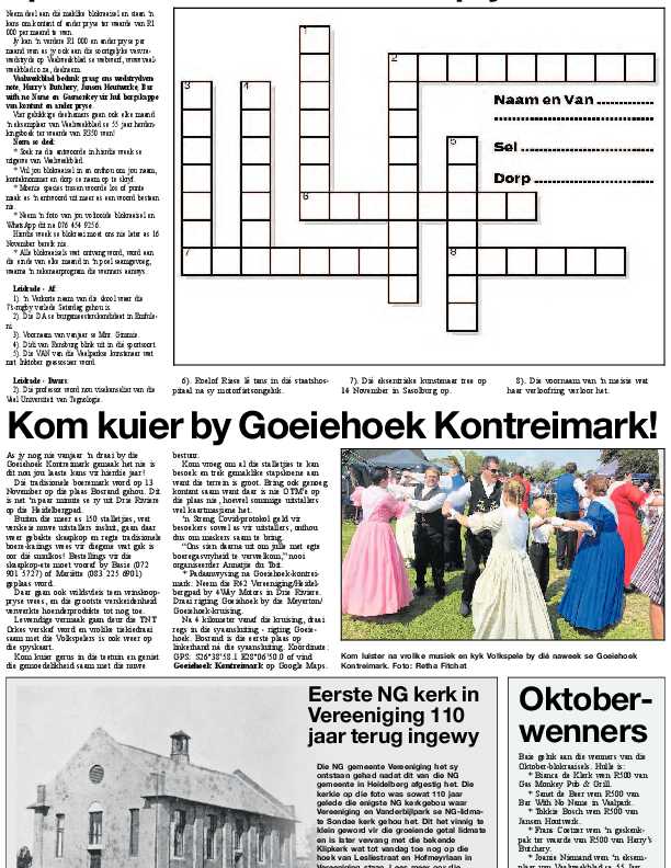 Vaalweekblad 10 November – 12 November 2021 page 12