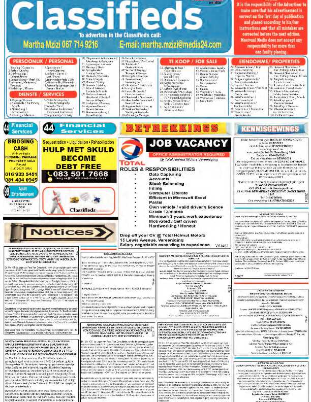 Vaalweekblad 10 November – 12 November 2021 page 13