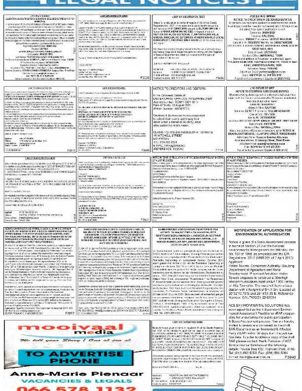 Vaalweekblad 10 November – 12 November 2021 page 14