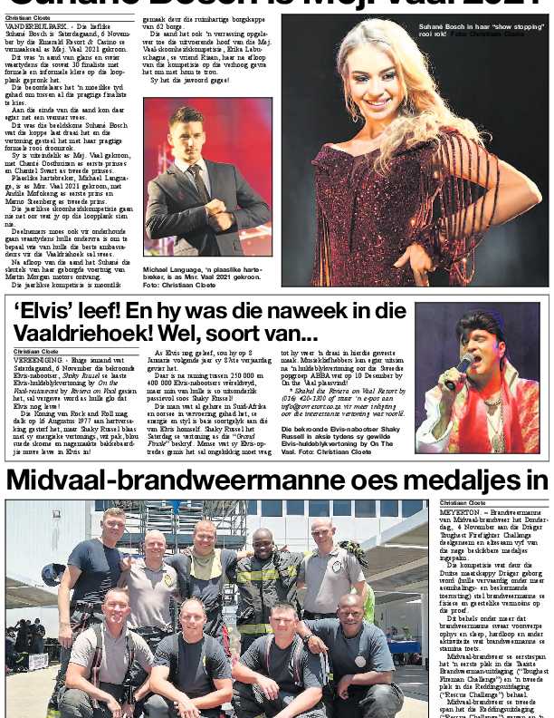 Vaalweekblad 10 November – 12 November 2021 page 4