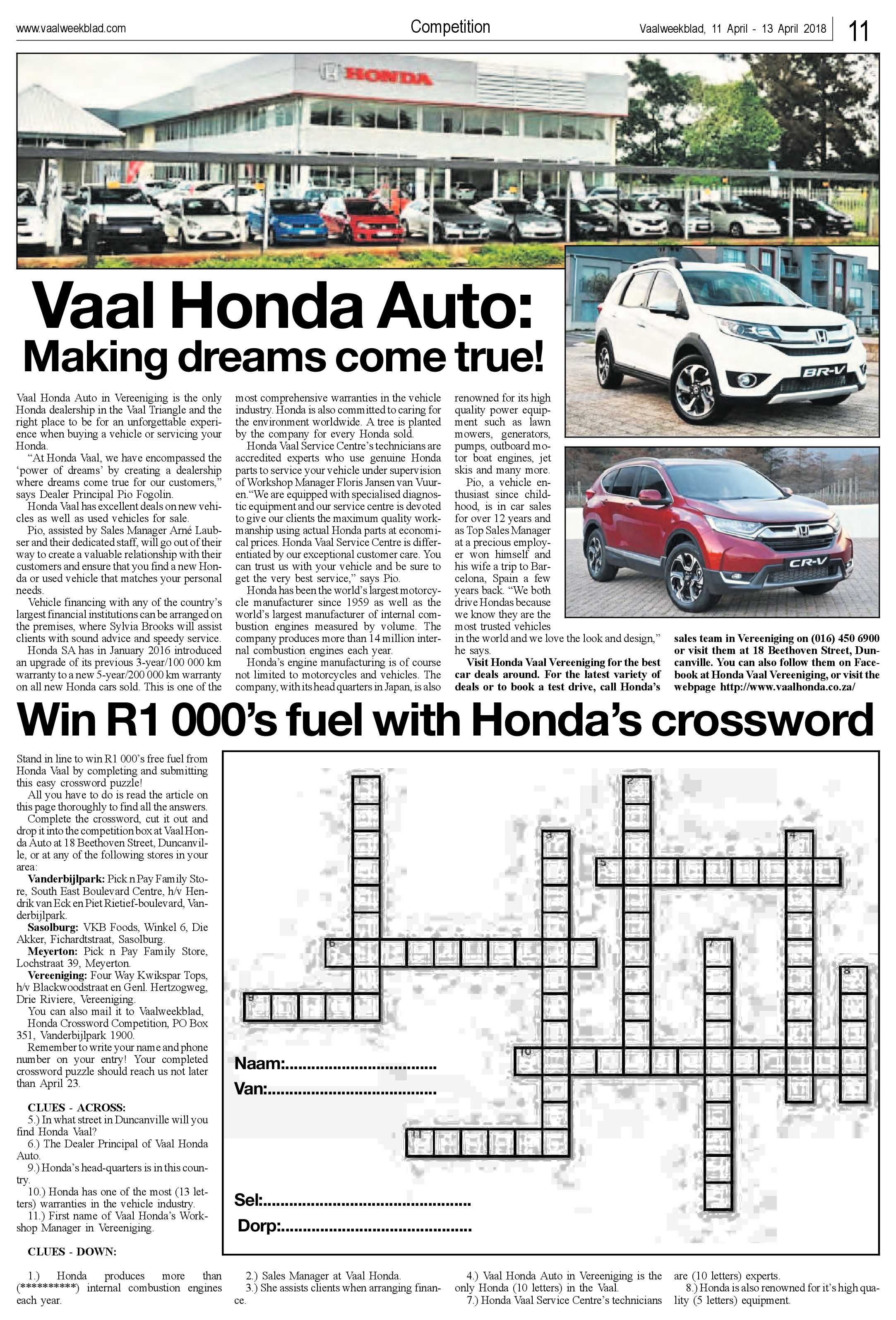 Vaalweekblad 11 – 13 April 2018 page 11