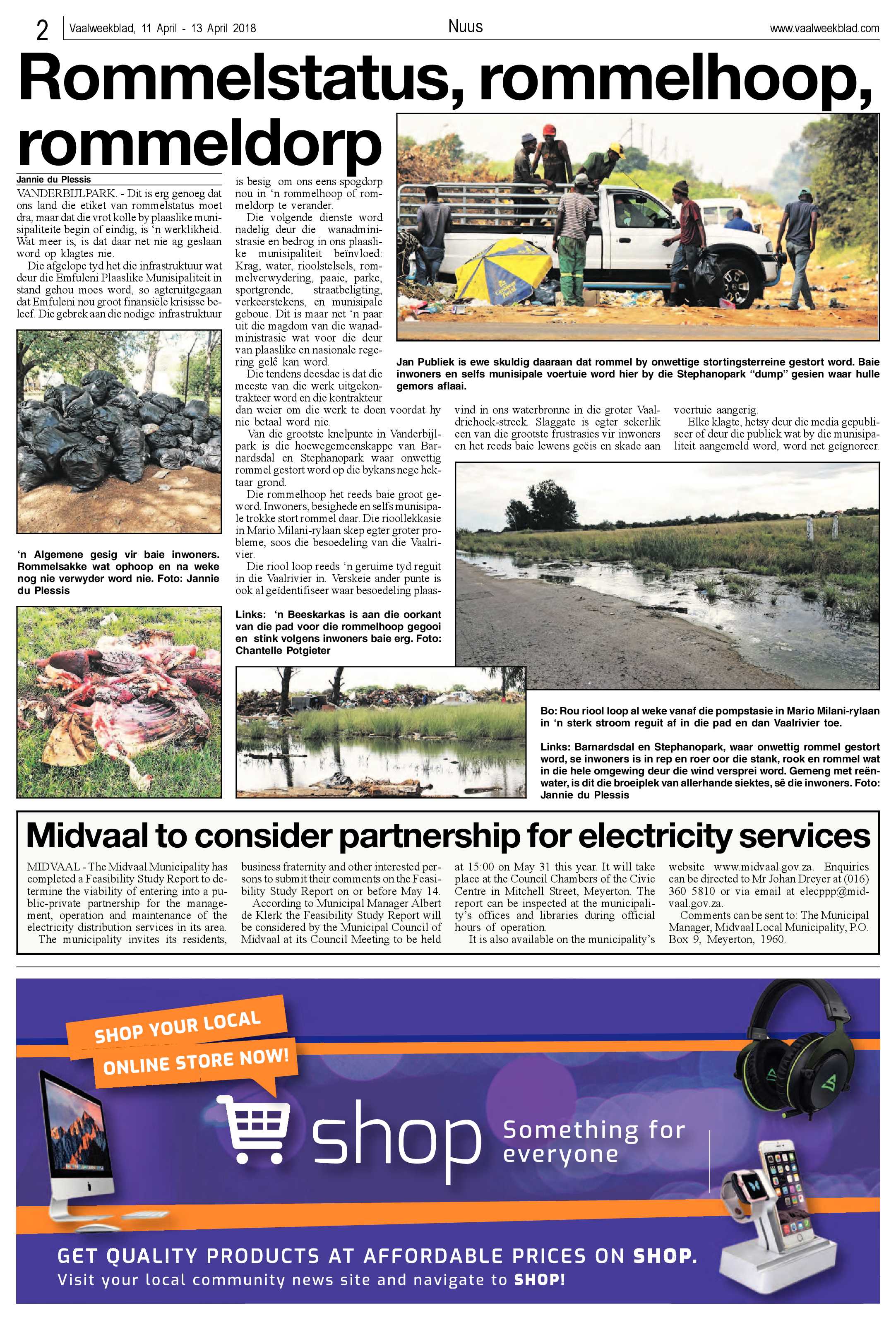 Vaalweekblad 11 – 13 April 2018 page 2