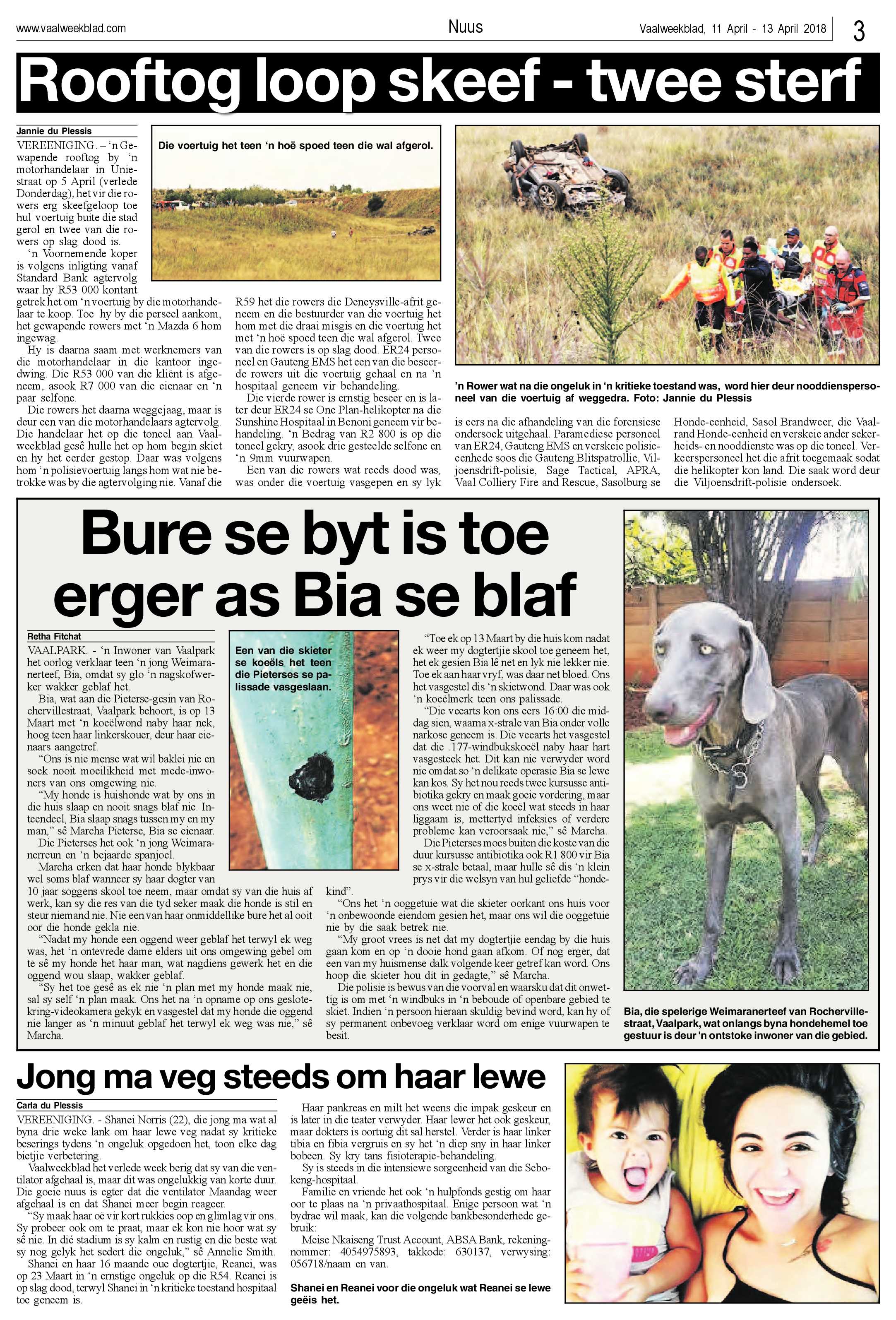 Vaalweekblad 11 – 13 April 2018 page 3