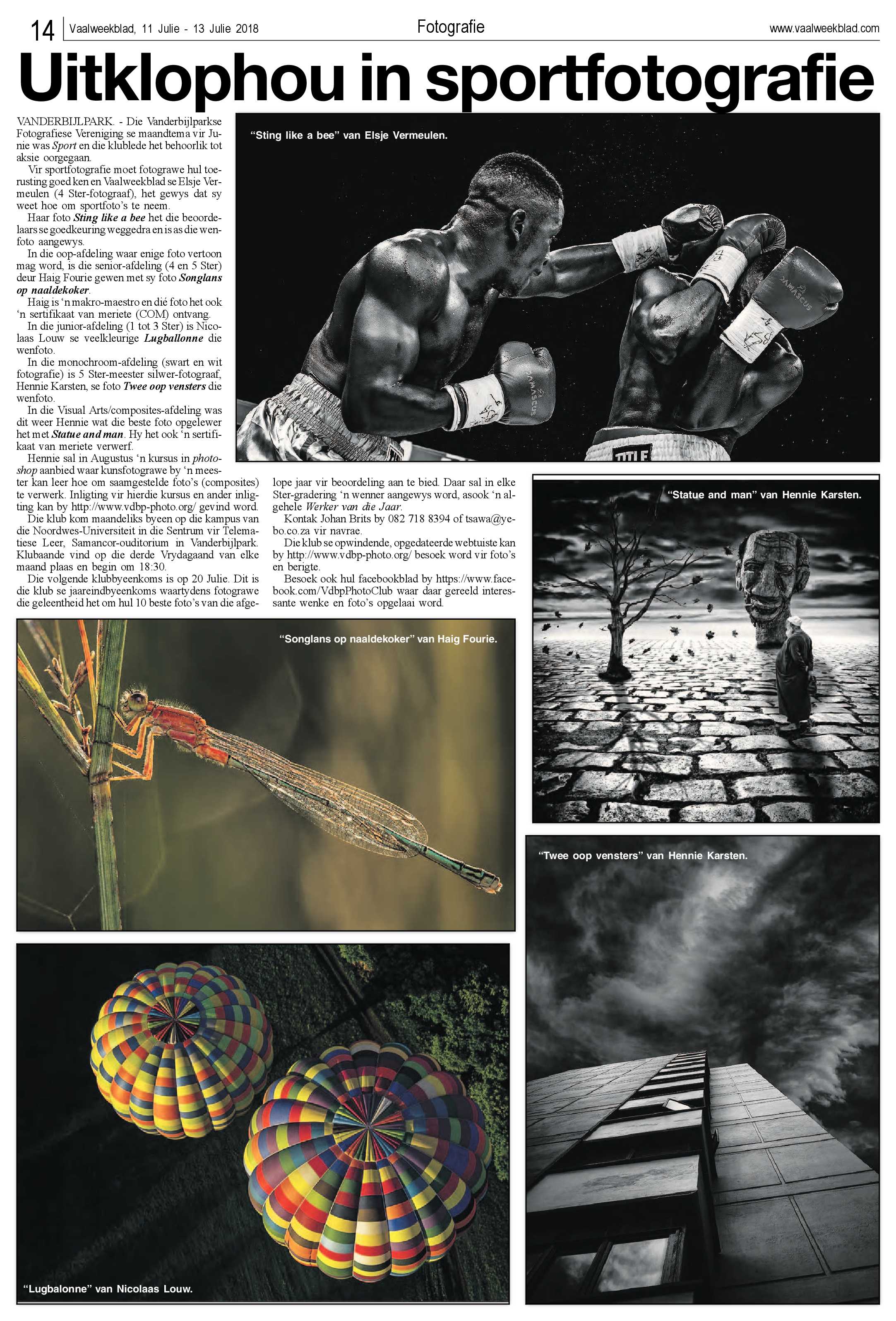 Vaalweekblad 11 – 13 Julie 2018 page 14