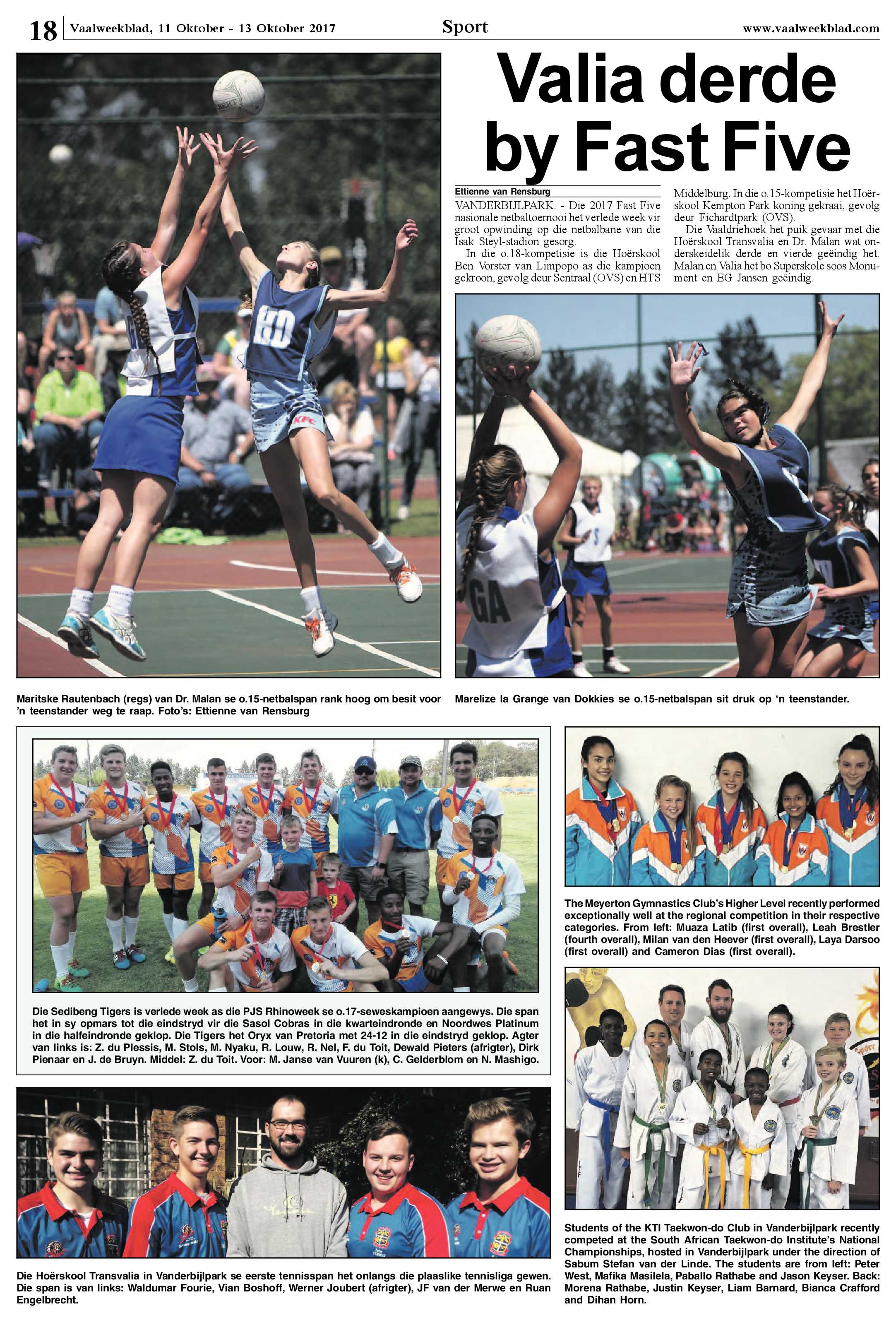 Vaalweekblad 11 – 13 Oktober 2017 page 18