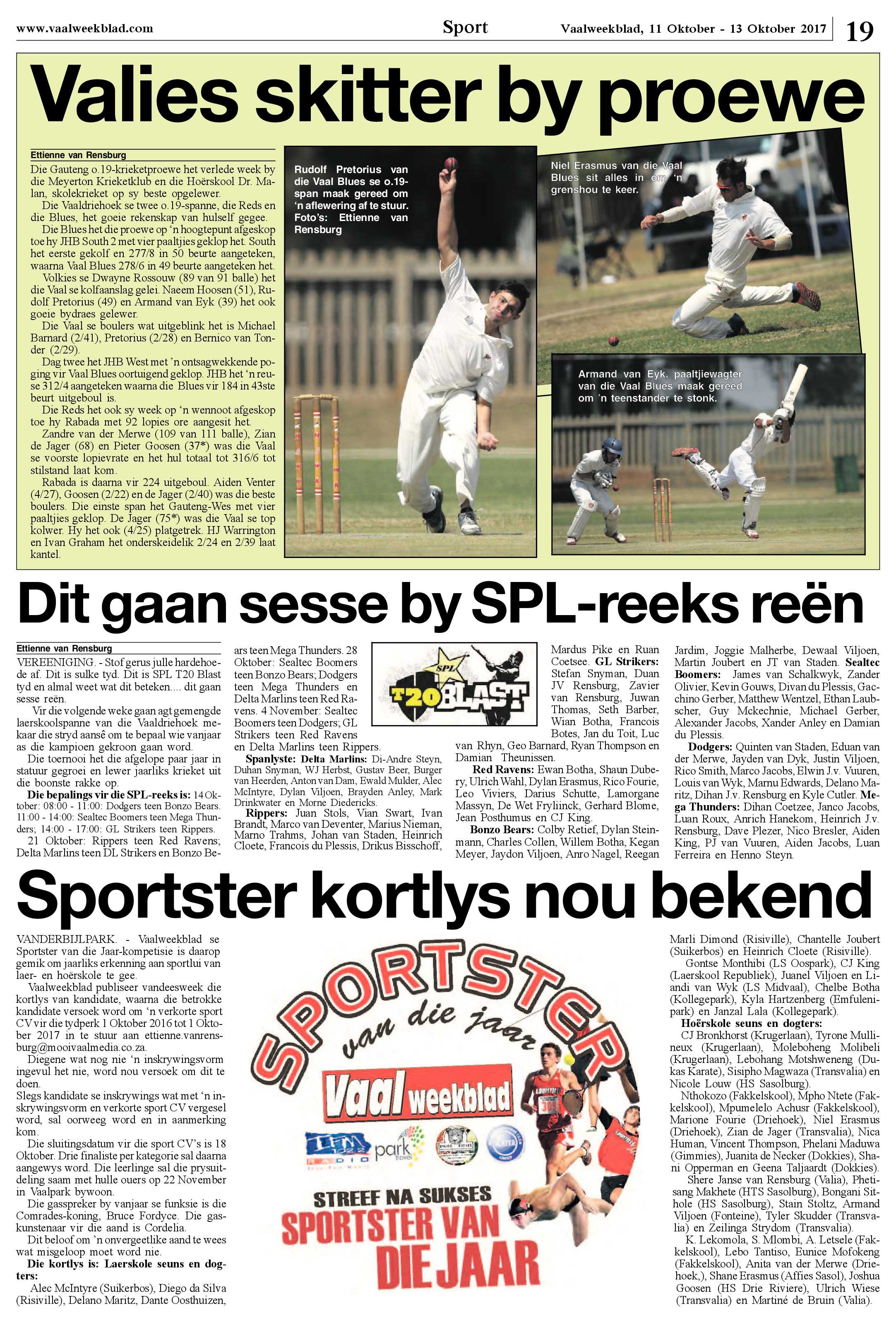 Vaalweekblad 11 – 13 Oktober 2017 page 19