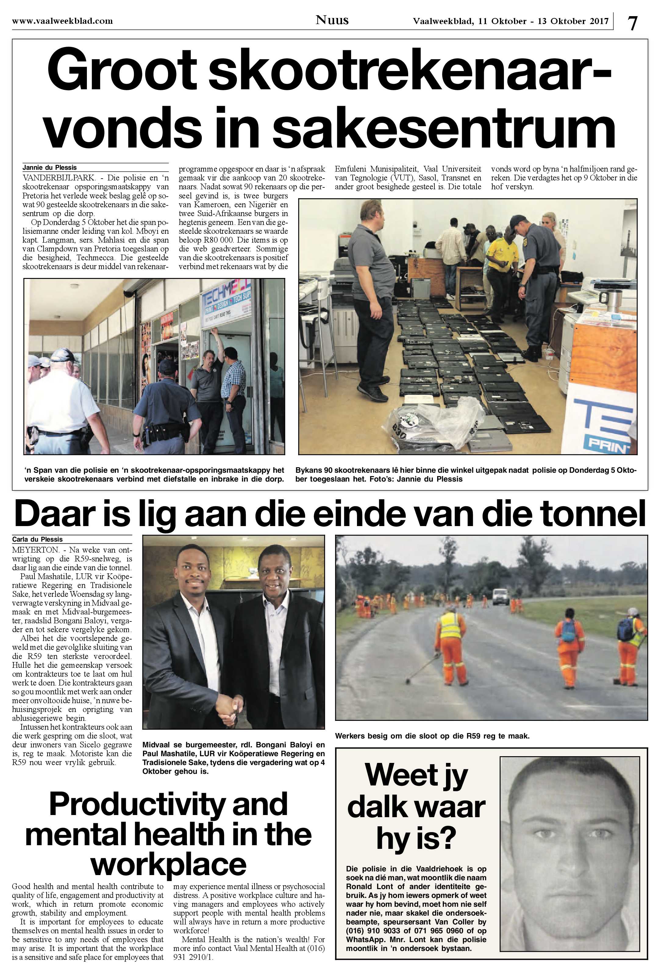 Vaalweekblad 11 – 13 Oktober 2017 page 7