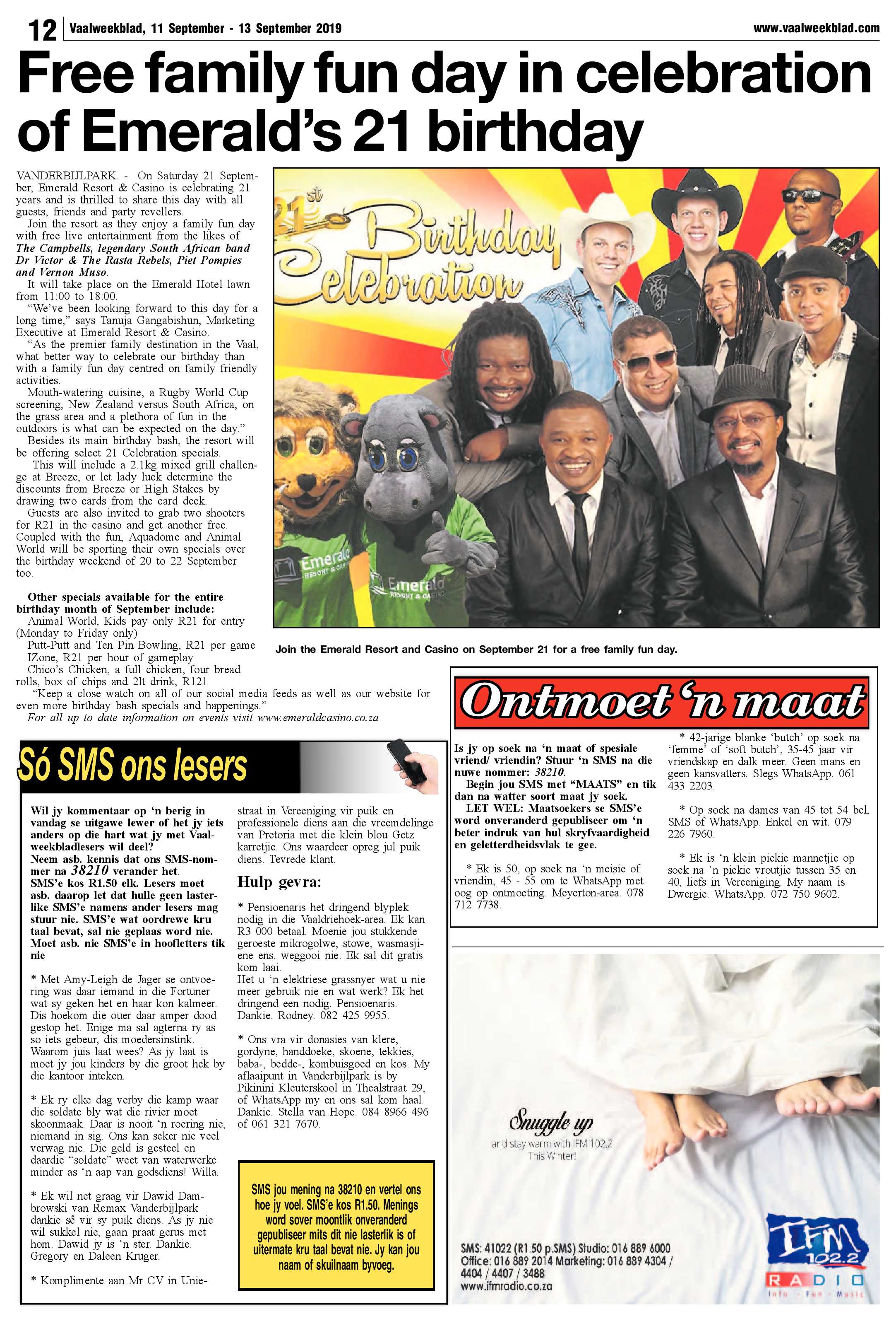 Vaalweekblad 11 – 13 September 2019 page 12