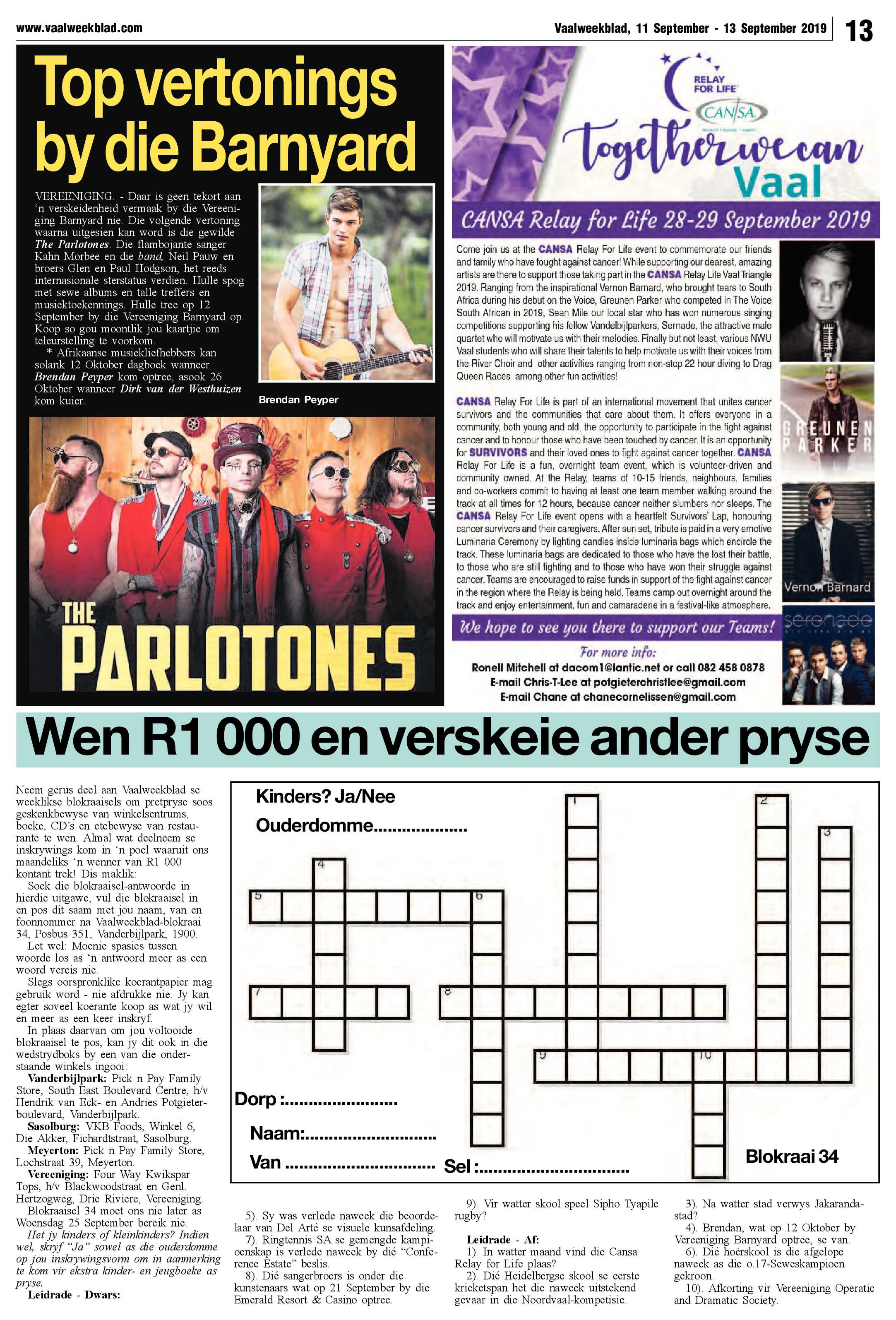 Vaalweekblad 11 – 13 September 2019 page 13