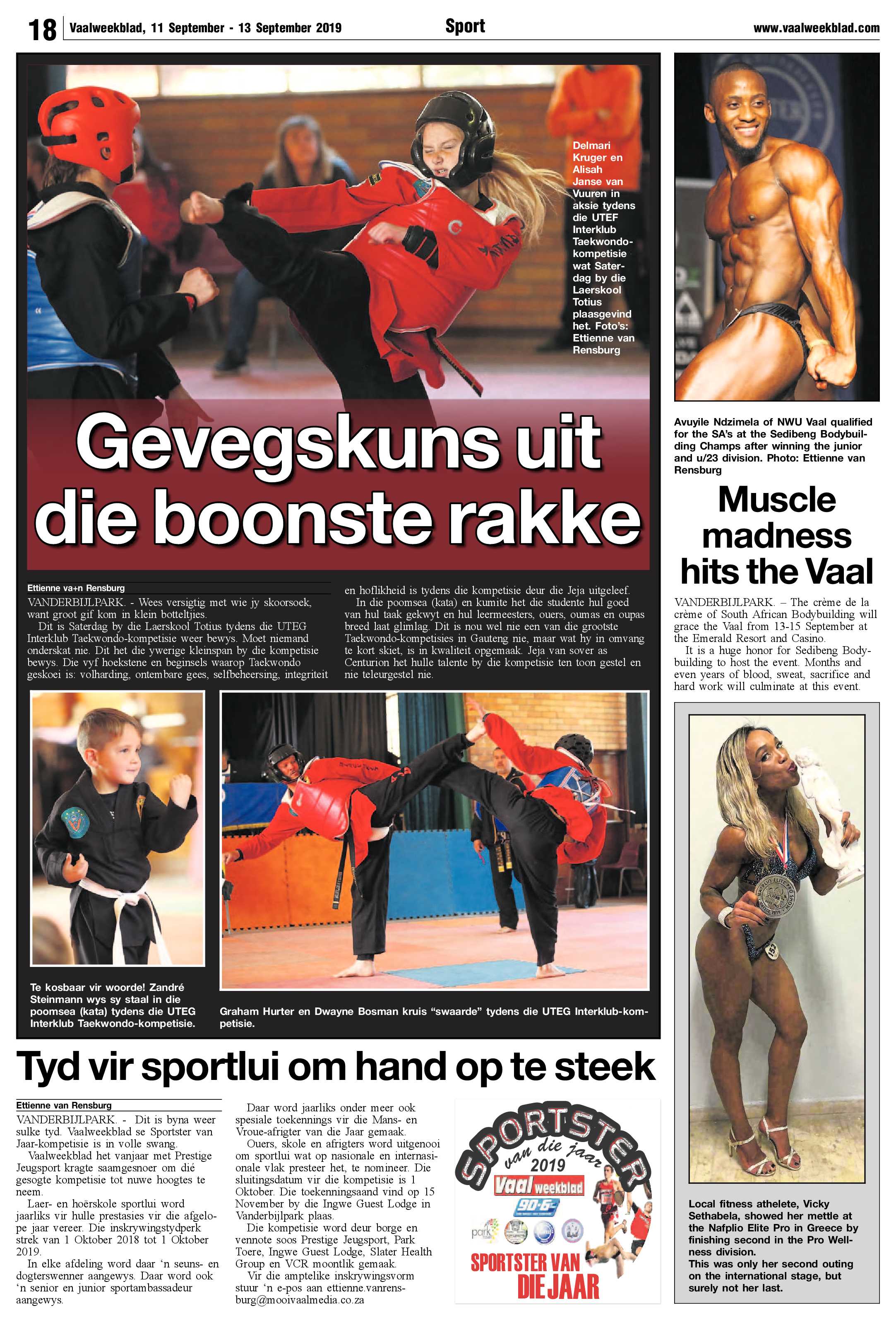 Vaalweekblad 11 – 13 September 2019 page 18