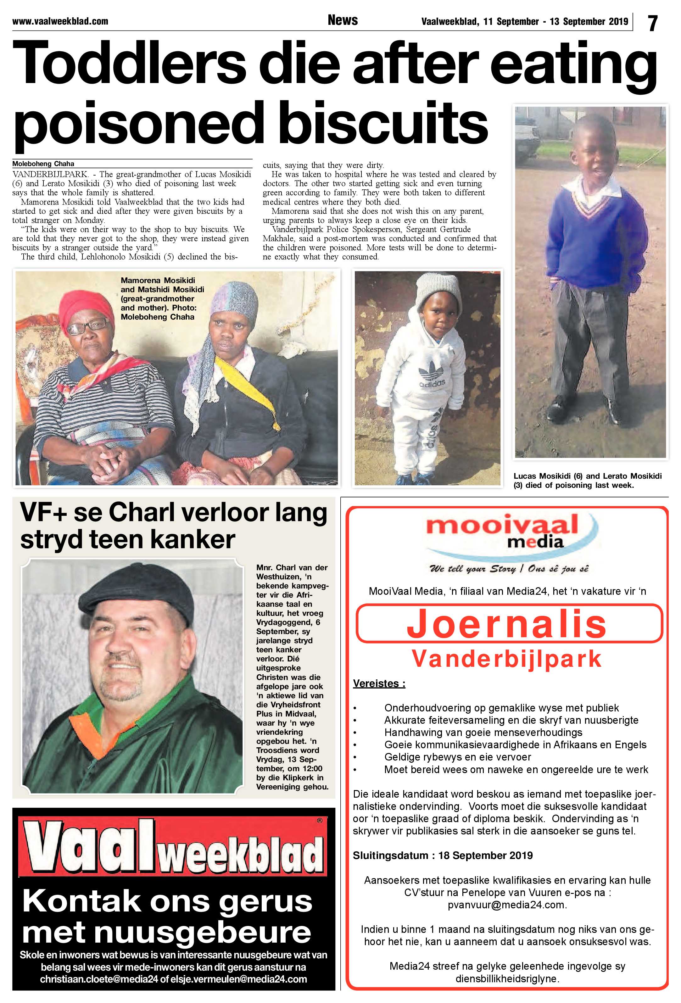 Vaalweekblad 11 – 13 September 2019 page 7