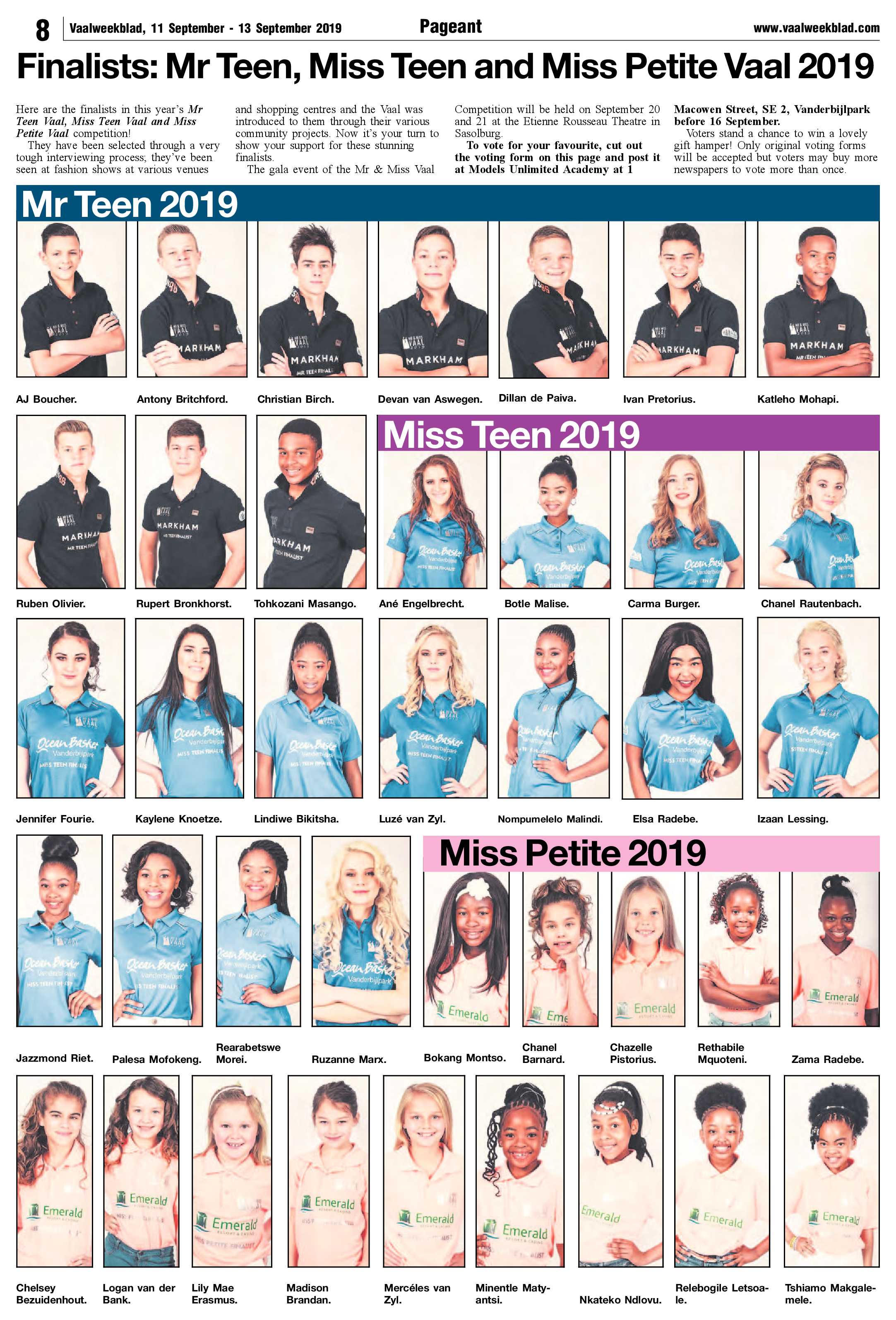 Vaalweekblad 11 – 13 September 2019 page 8