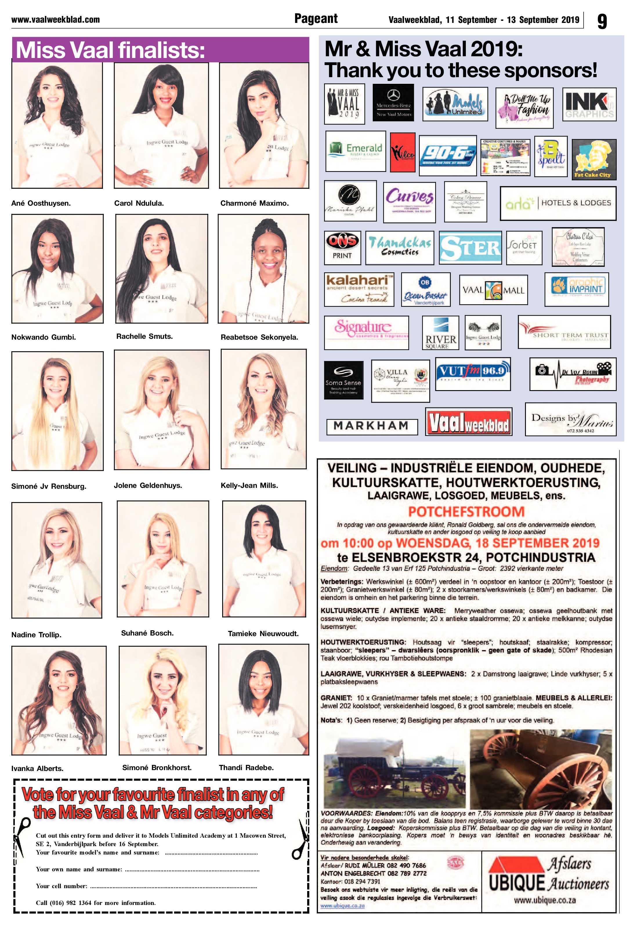 Vaalweekblad 11 – 13 September 2019 page 9