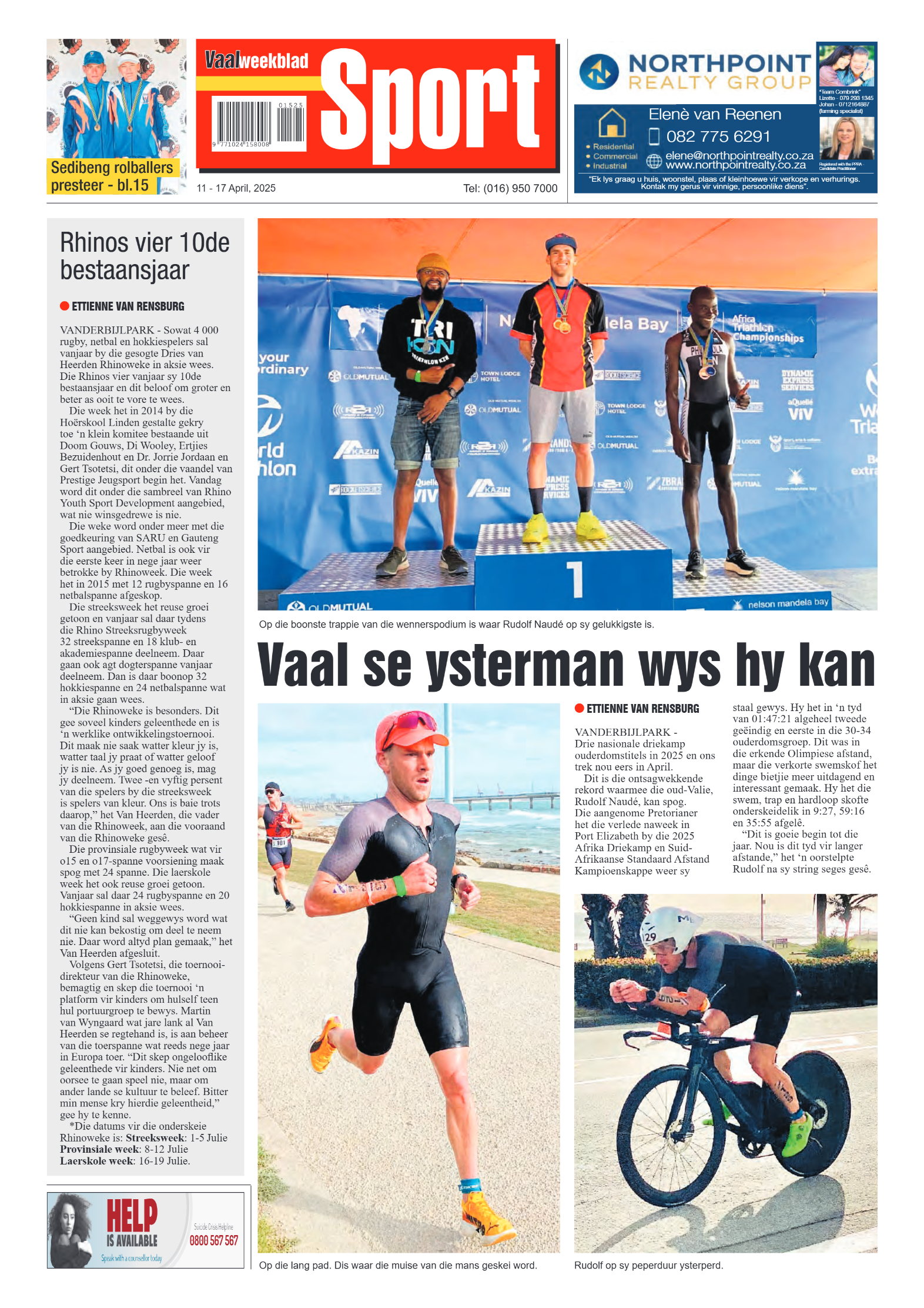 Vaalweekblad 11 – 17 April, 2025 page 16