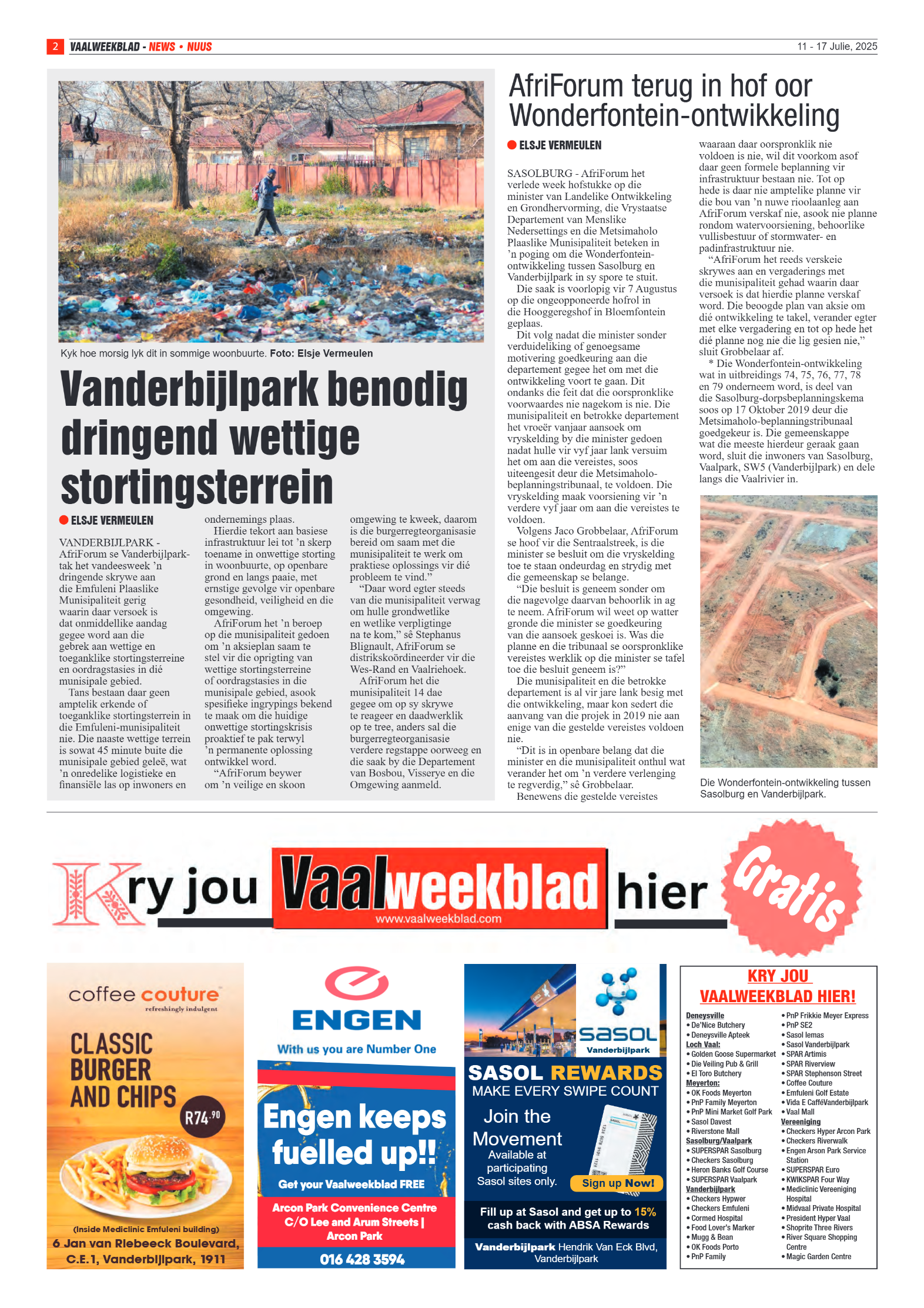 Vaalweekblad 11 – 17 Julie, 2025 page 2