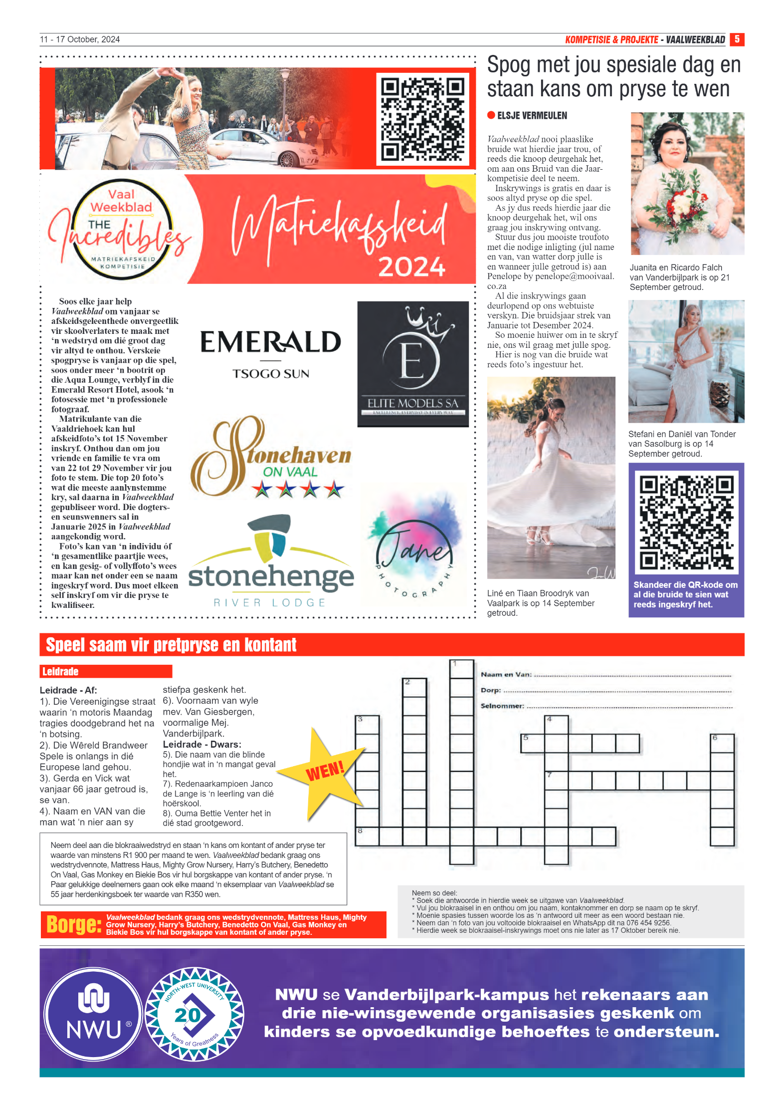 Vaalweekblad 11 – 17 October, 2024 page 5