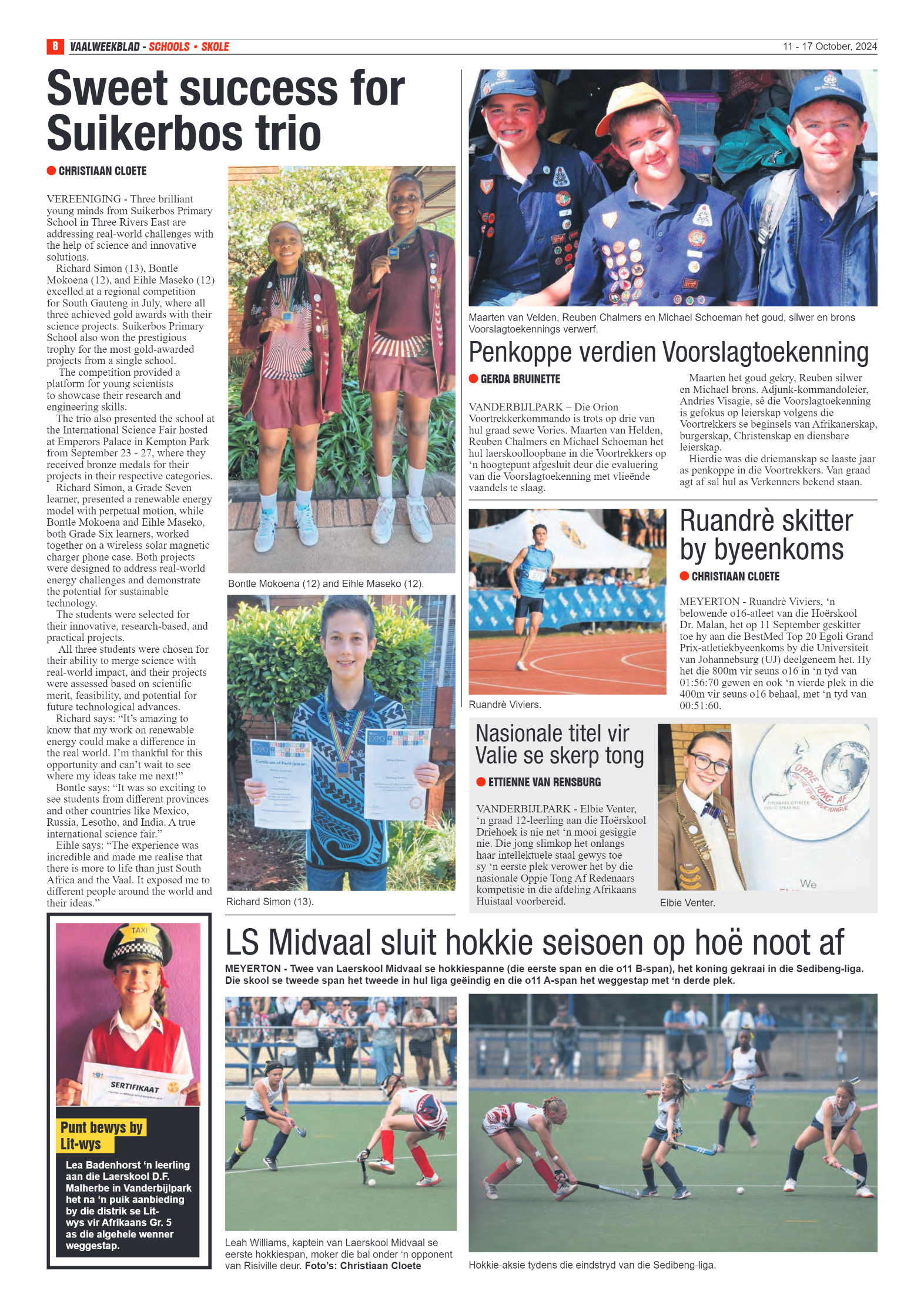 Vaalweekblad 11 – 17 October, 2024 page 8