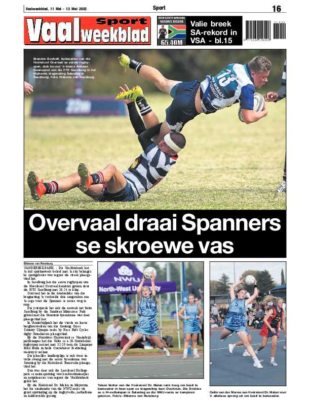Vaalweekblad, 11 Mei – 13 Mei 2022 page 16
