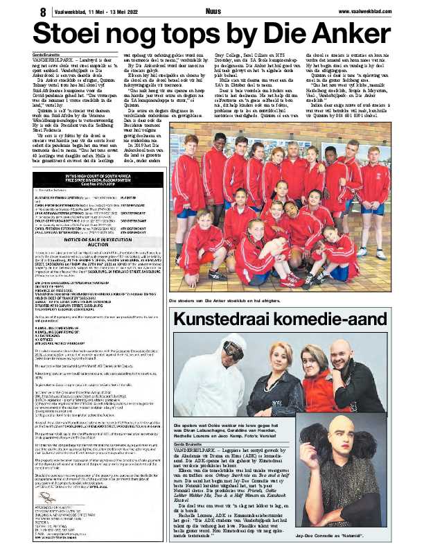Vaalweekblad, 11 Mei – 13 Mei 2022 page 8