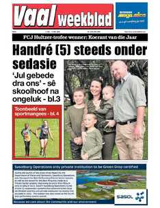 Vaalweekblad, 11 Mei – 13 Mei 2022