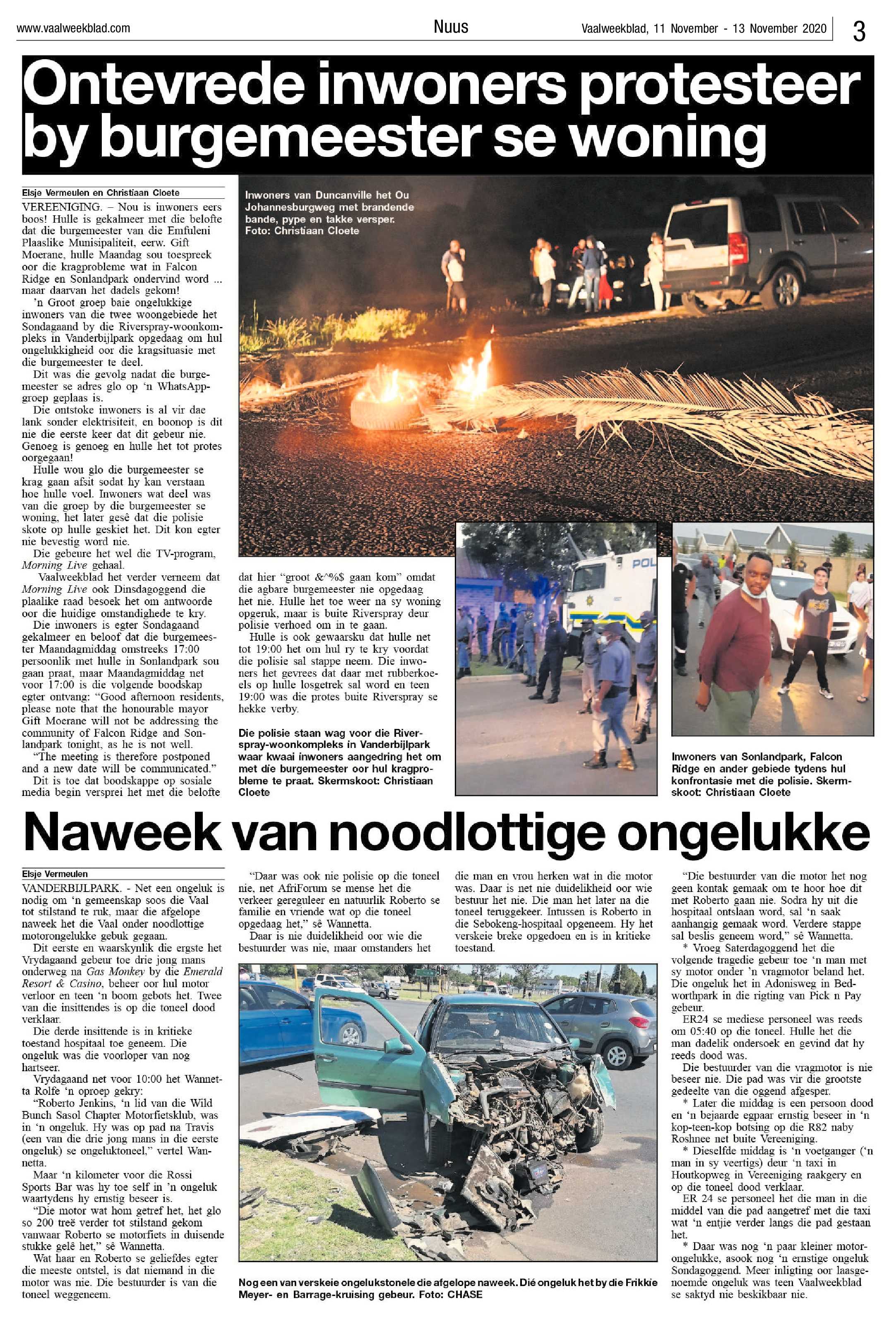 Vaalweekblad 11 November – 13 November 2020 page 3