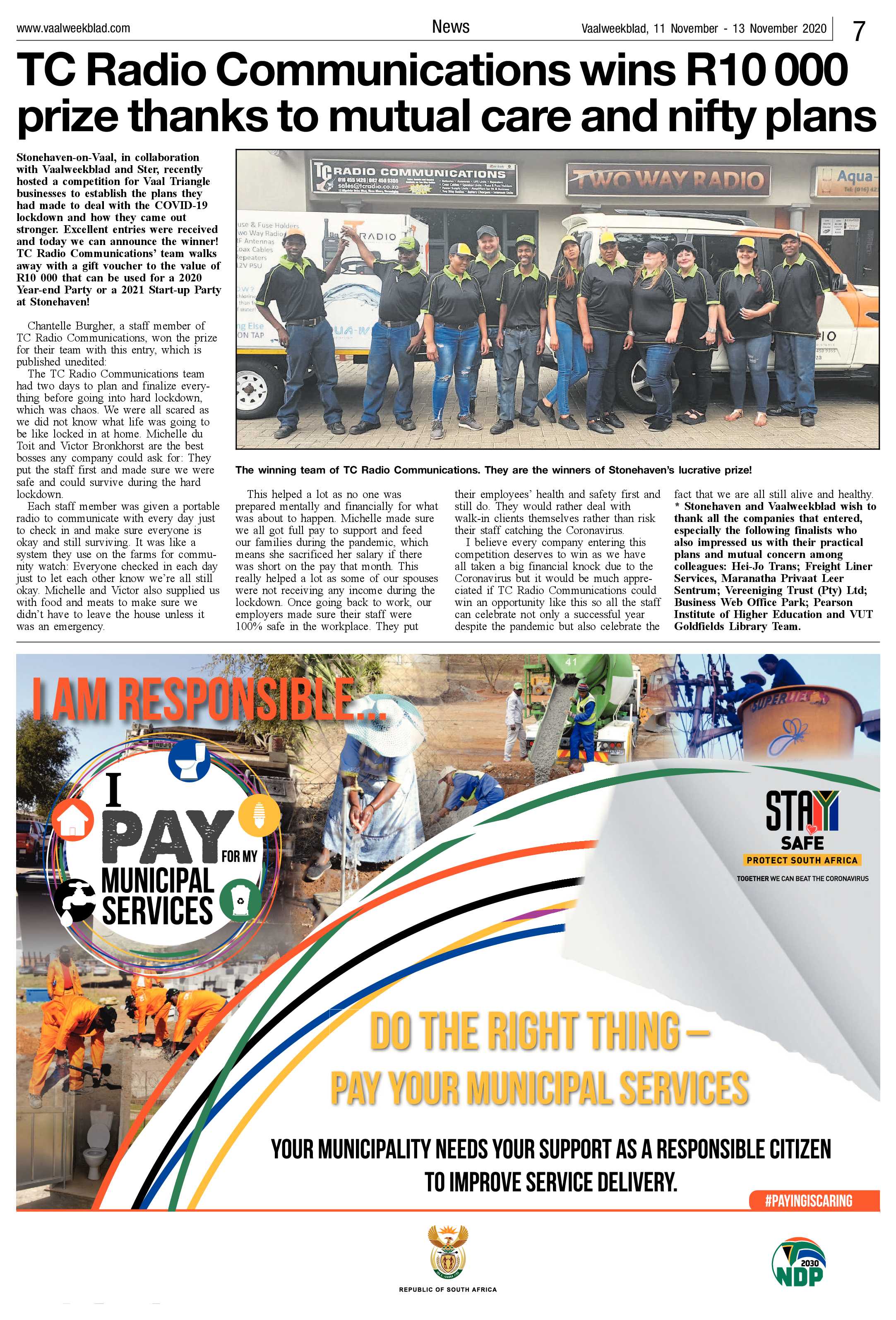 Vaalweekblad 11 November – 13 November 2020 page 7