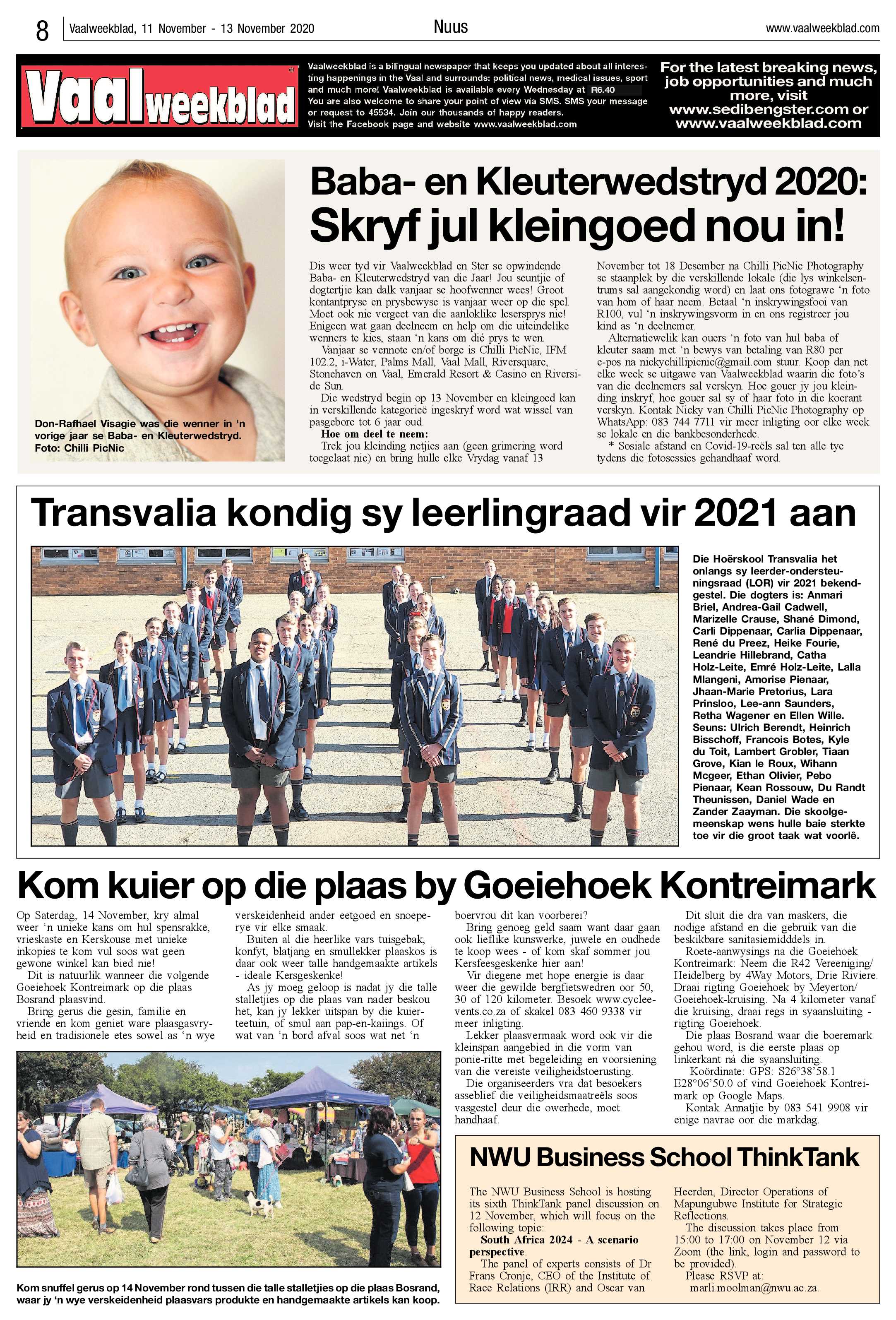 Vaalweekblad 11 November – 13 November 2020 page 8