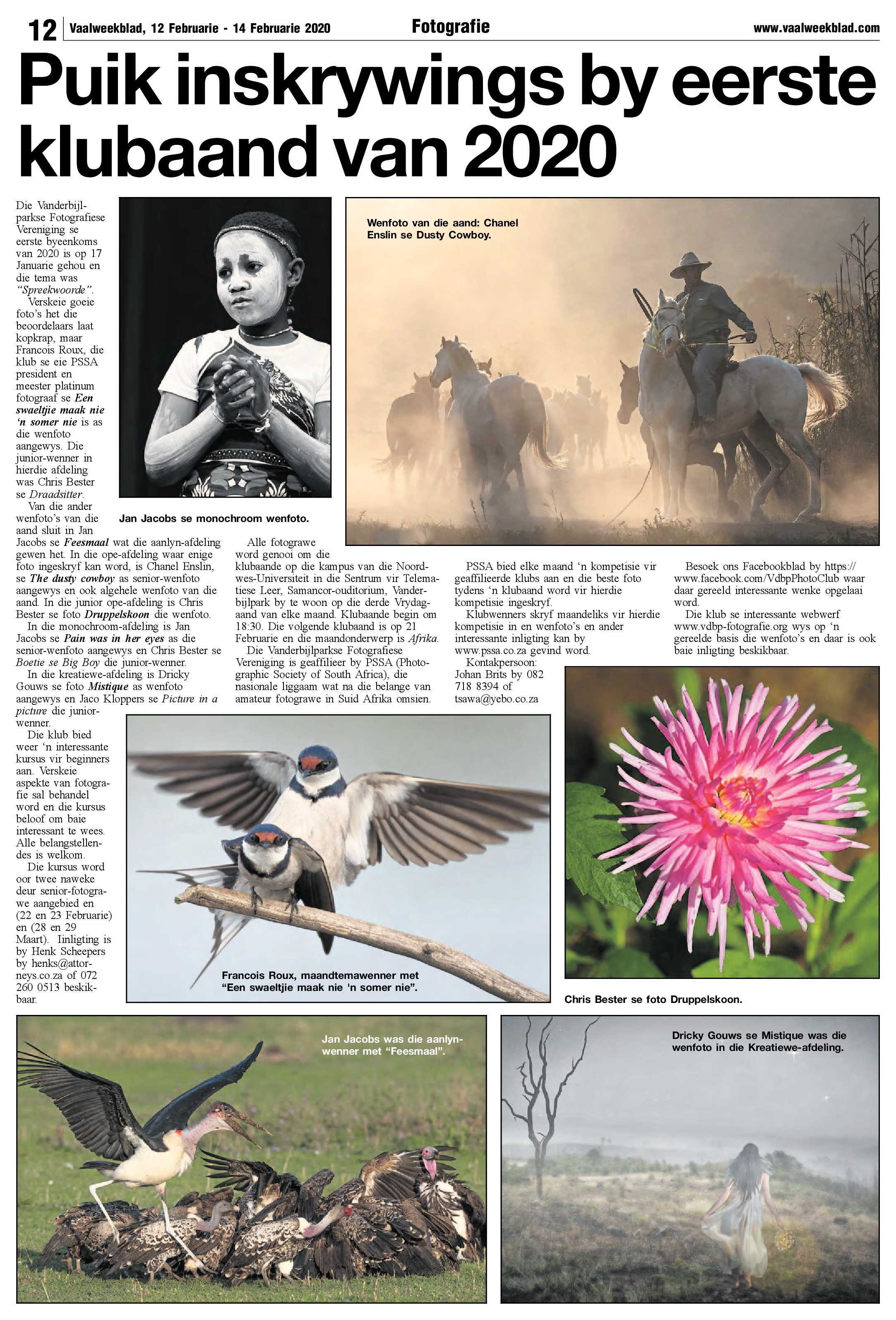 Vaalweekblad 12 – 14 February 2020 page 12