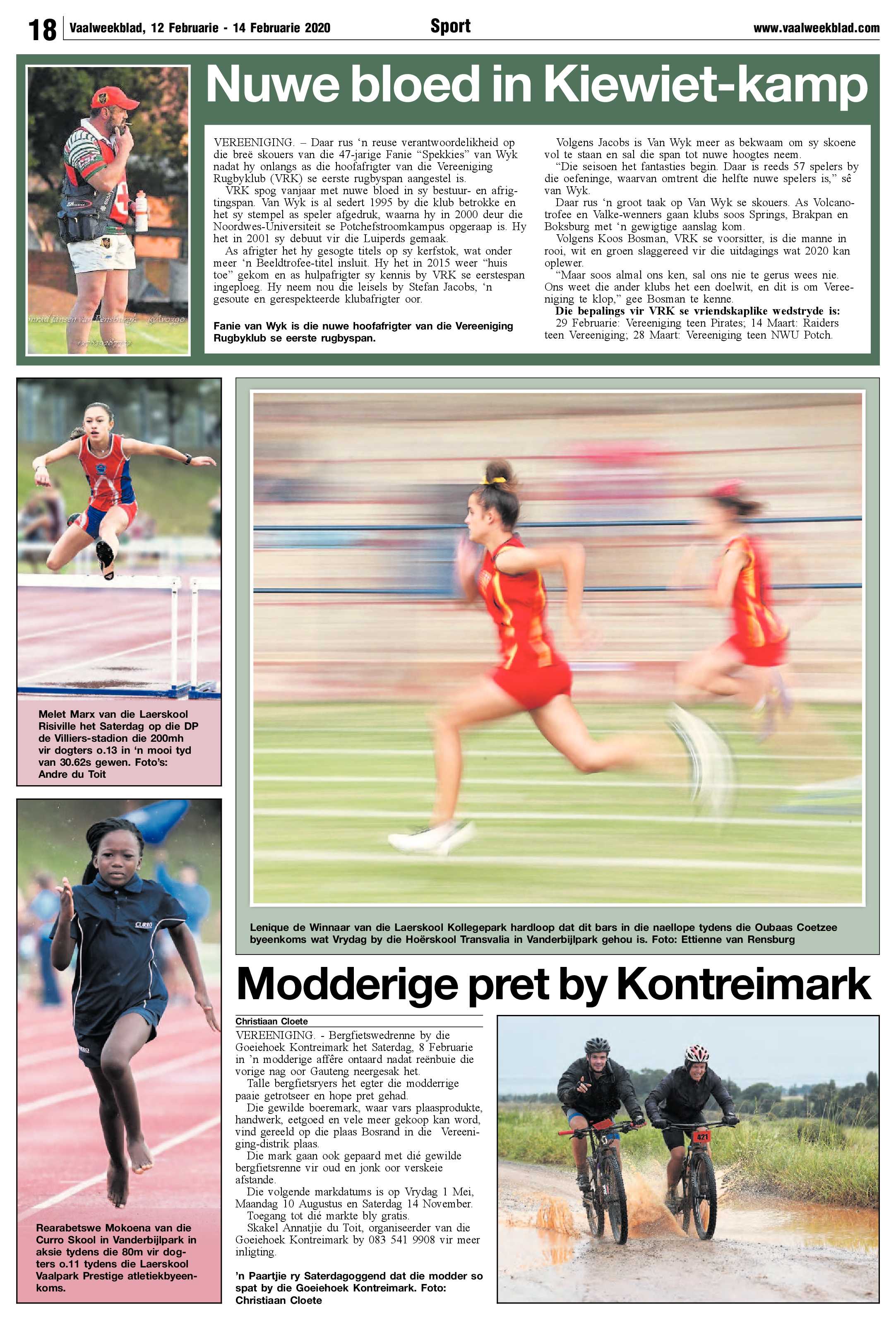 Vaalweekblad 12 – 14 February 2020 page 18