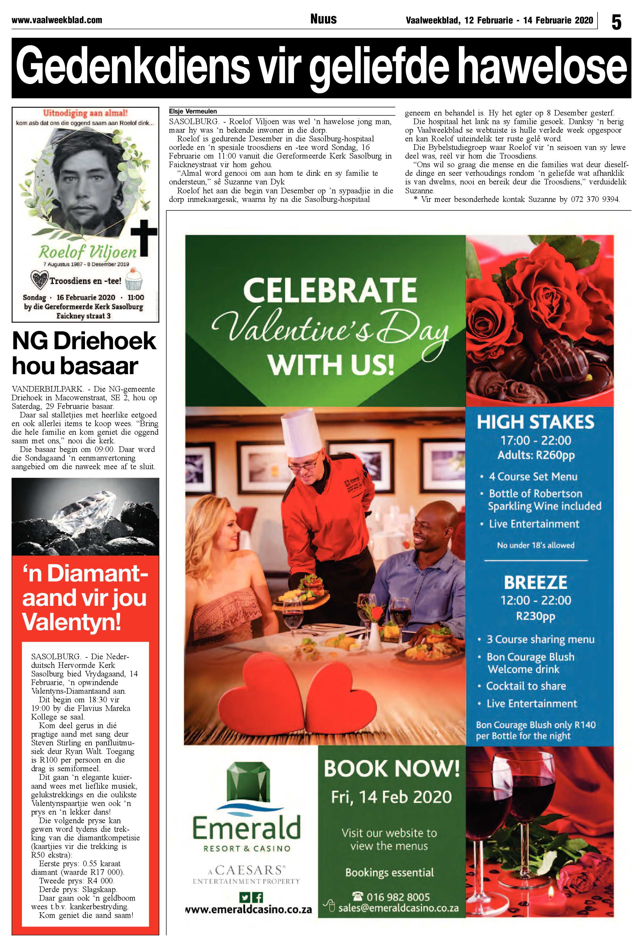 Vaalweekblad 12 – 14 February 2020 page 5