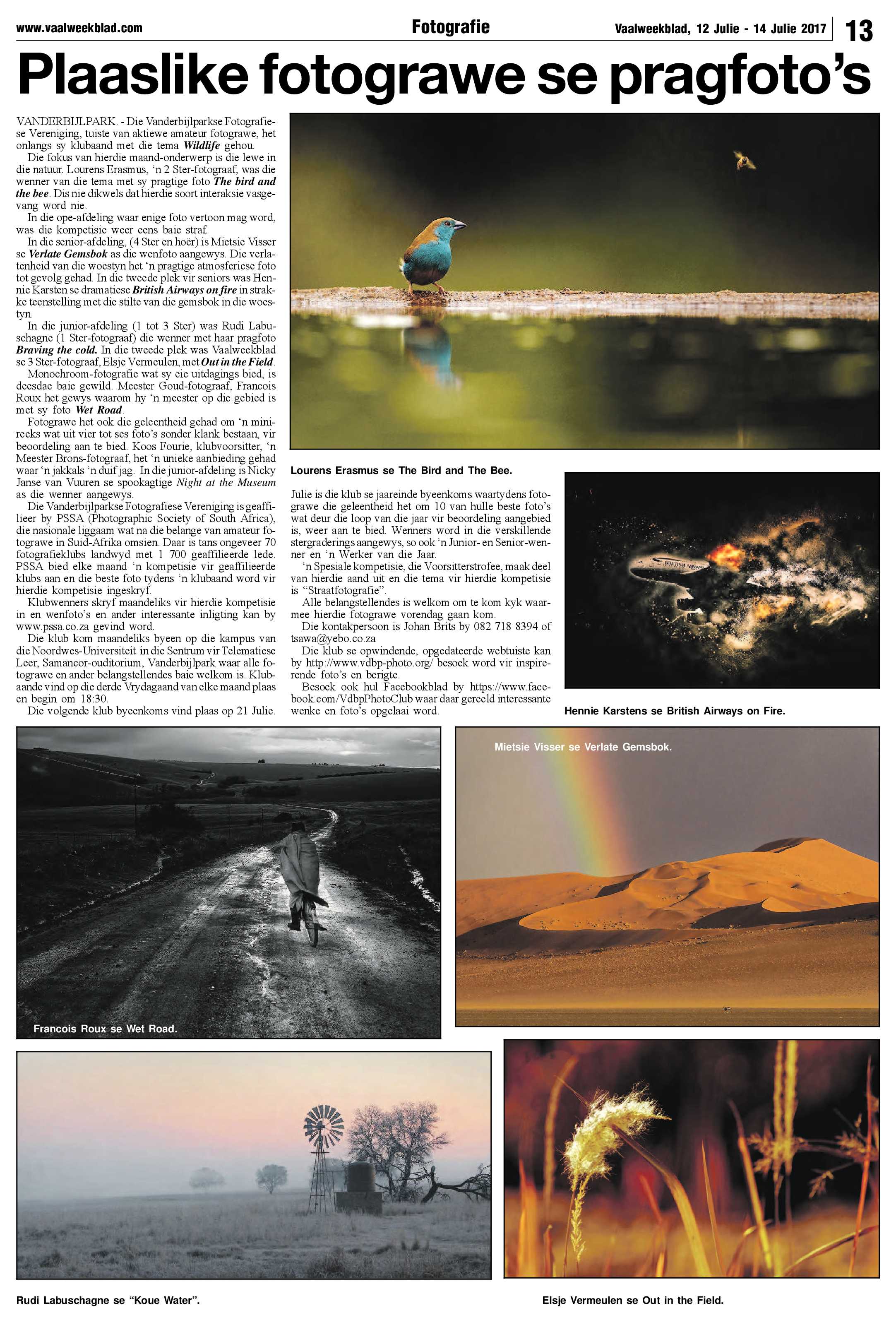 Vaalweekblad 12 – 14 Julie 2017 page 13