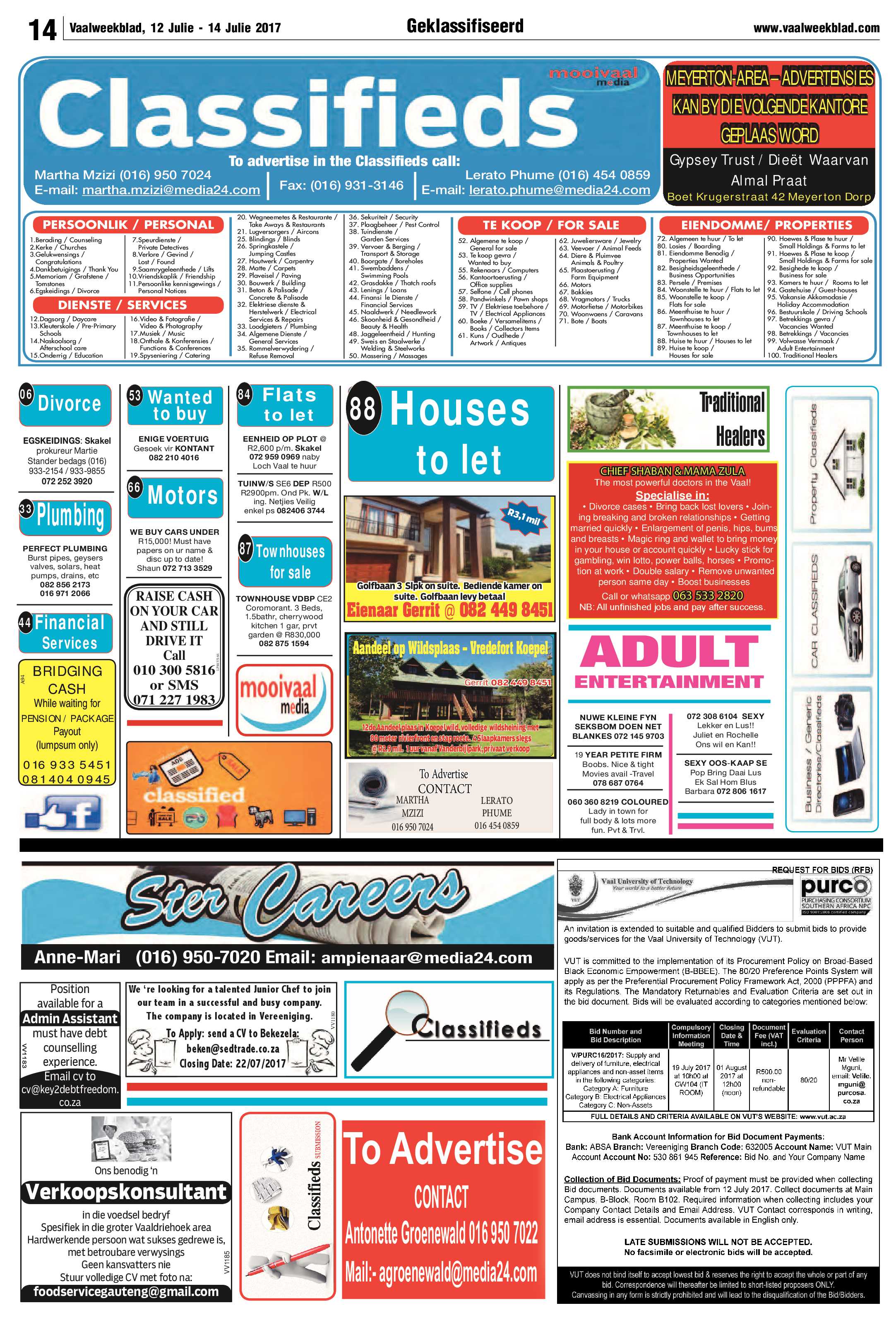 Vaalweekblad 12 – 14 Julie 2017 page 14