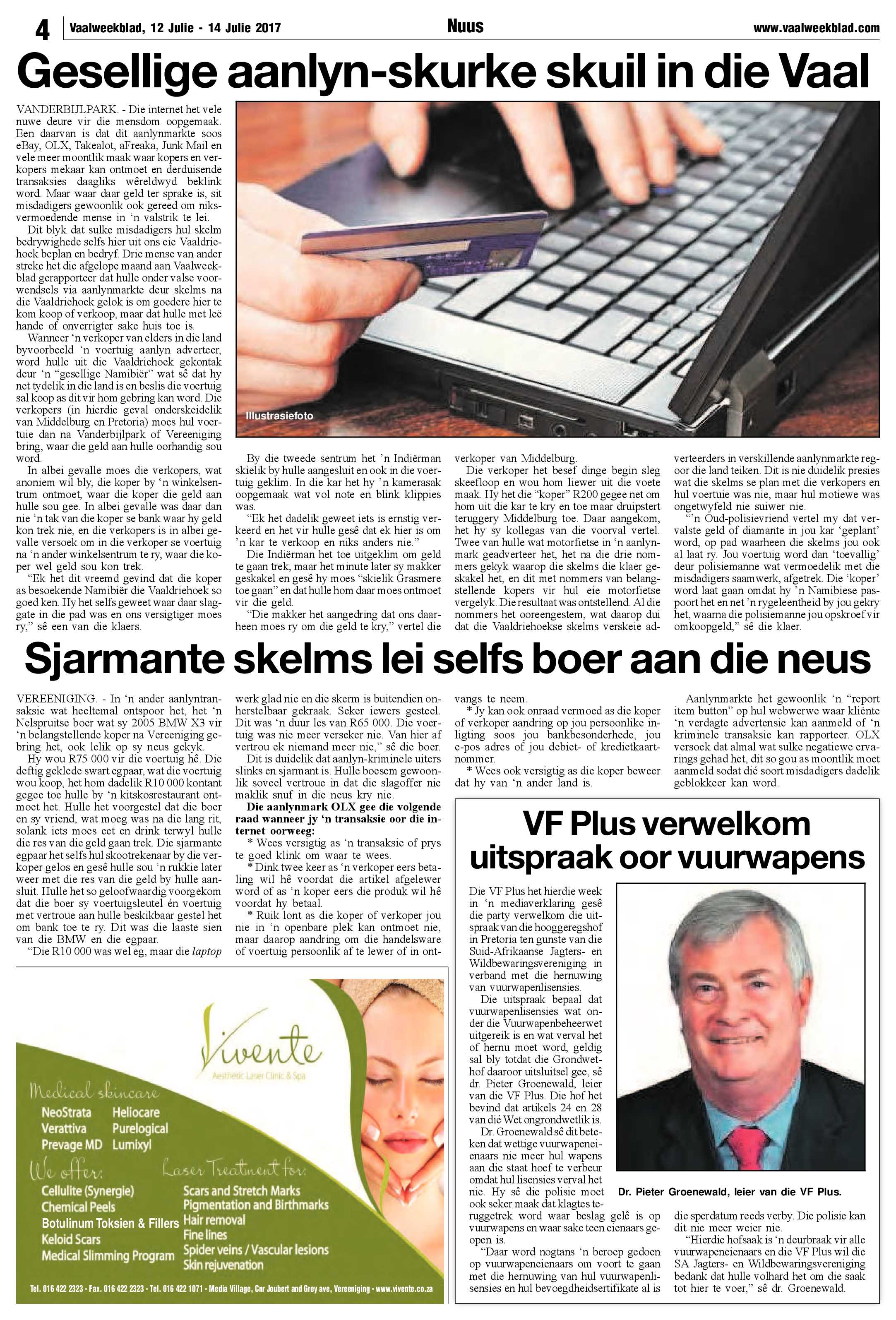 Vaalweekblad 12 – 14 Julie 2017 page 4