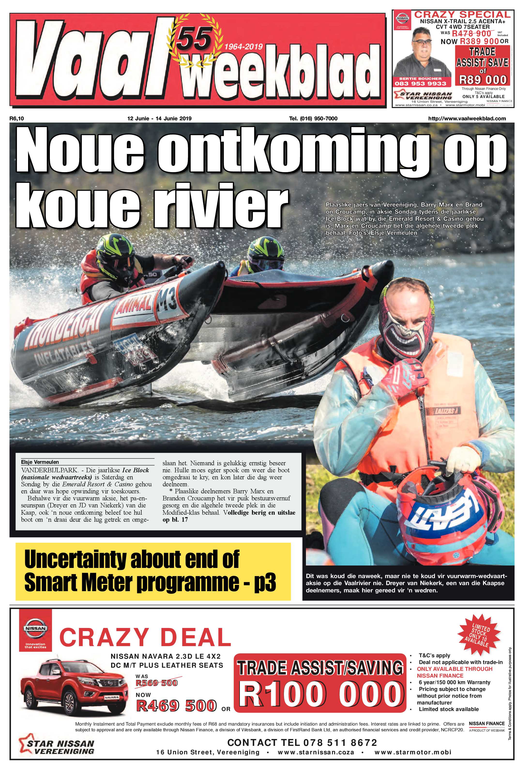 Vaalweekblad 12 – 14 Junie 2019 page 1