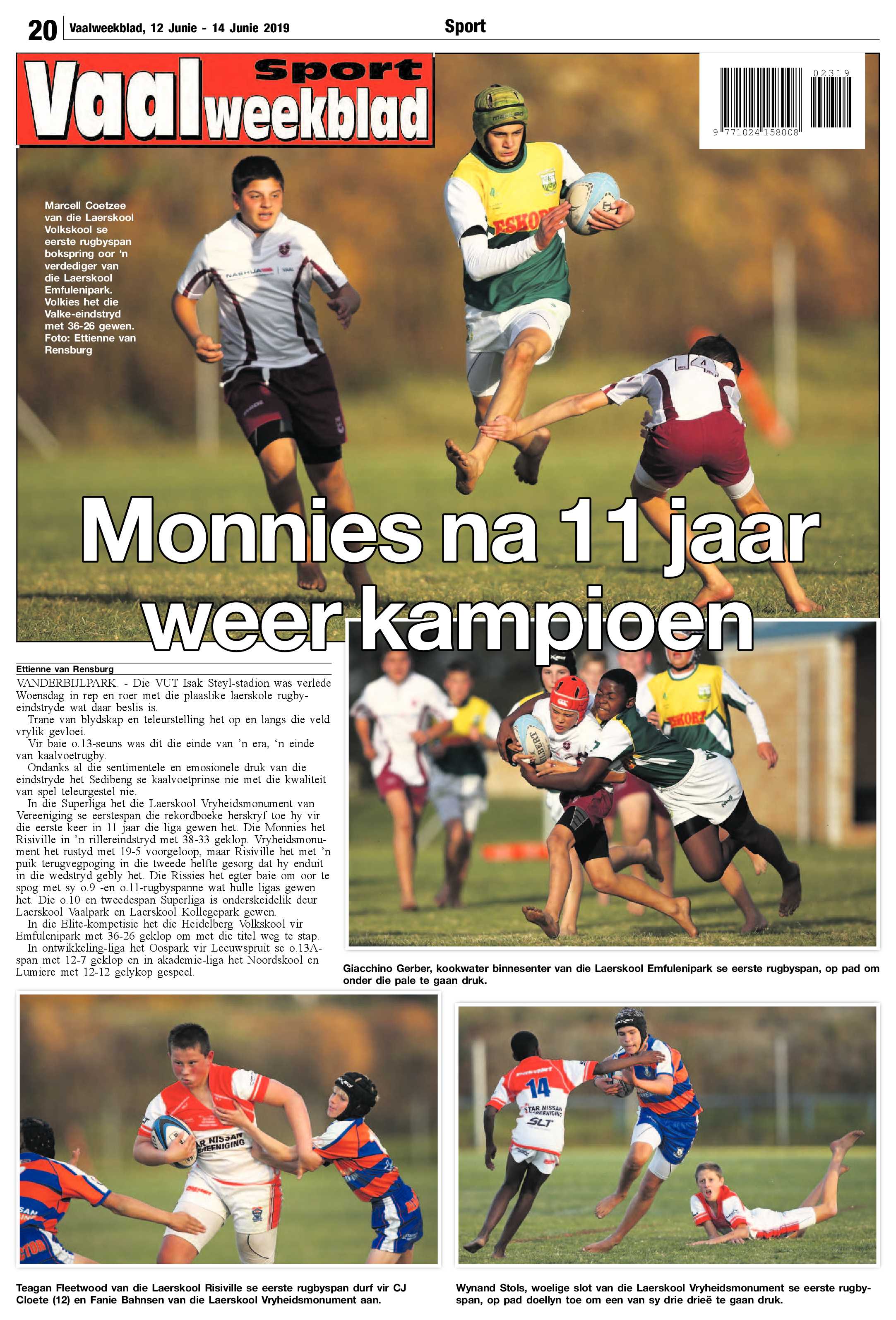 Vaalweekblad 12 – 14 Junie 2019 page 20