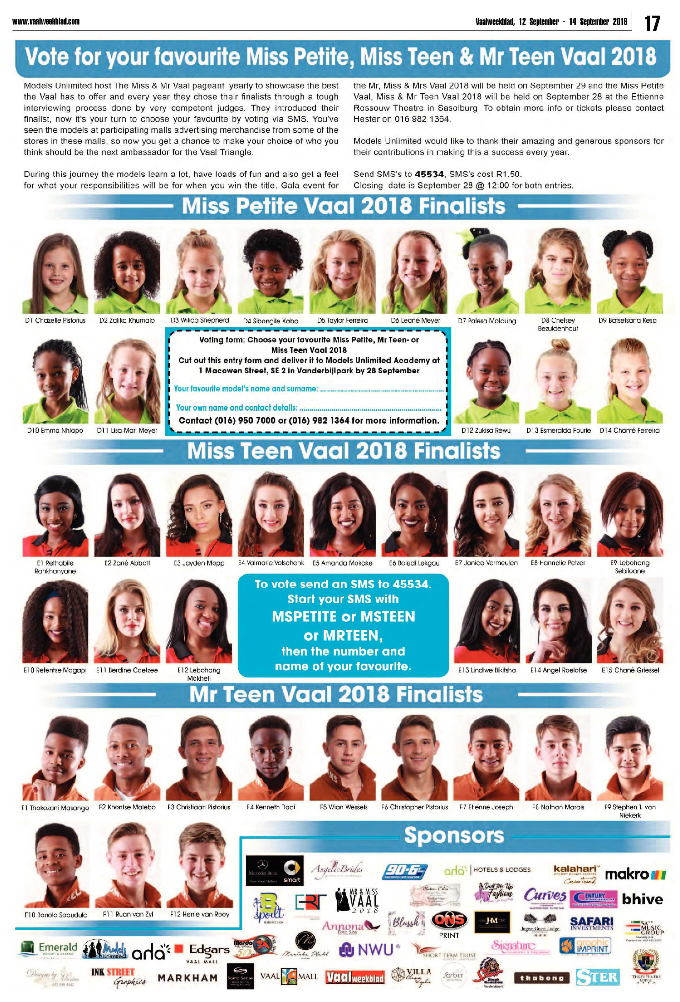 Vaalweekblad 12 – 14 September 2018 page 17