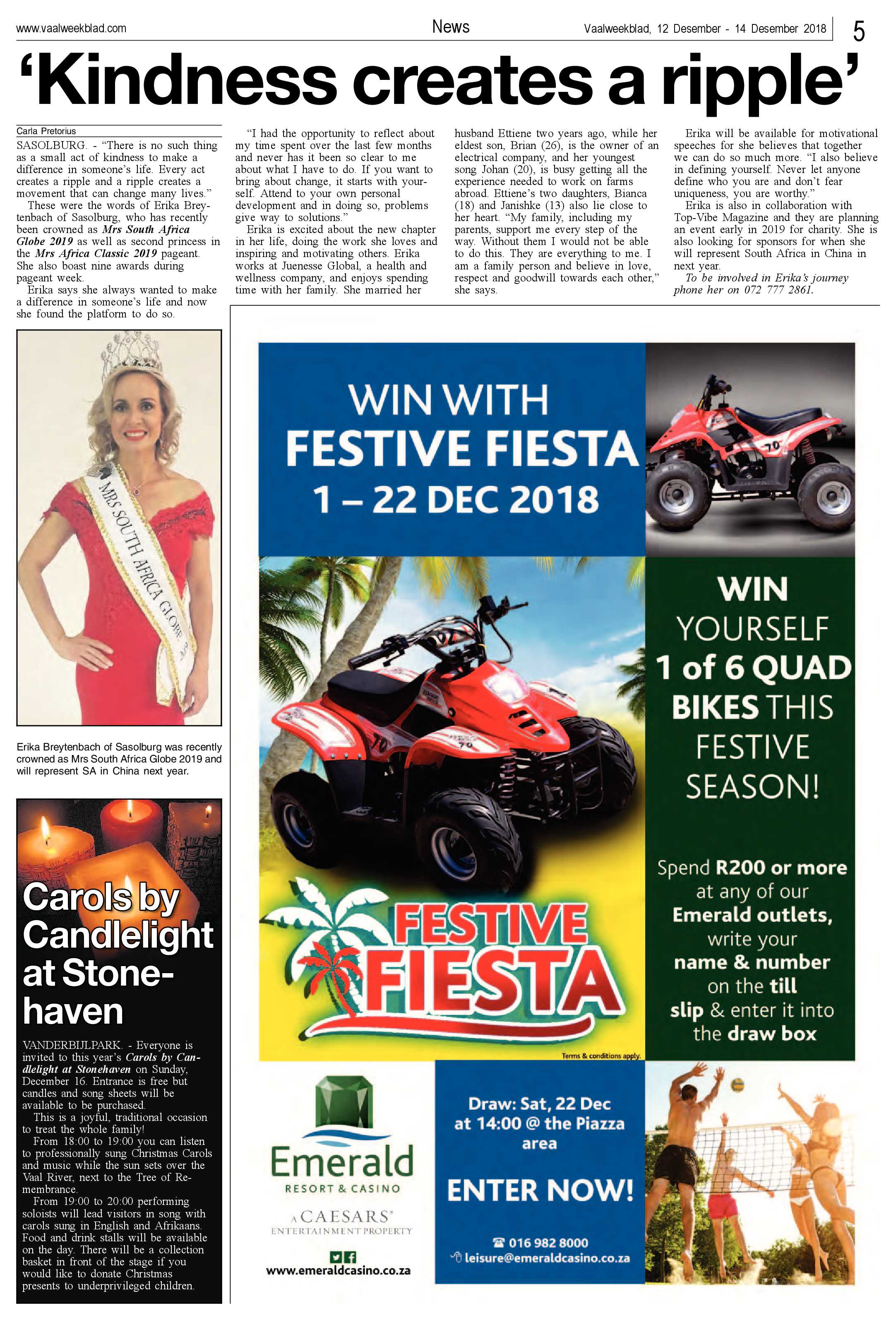 Vaalweekblad 12 – 15 December 2018 page 5