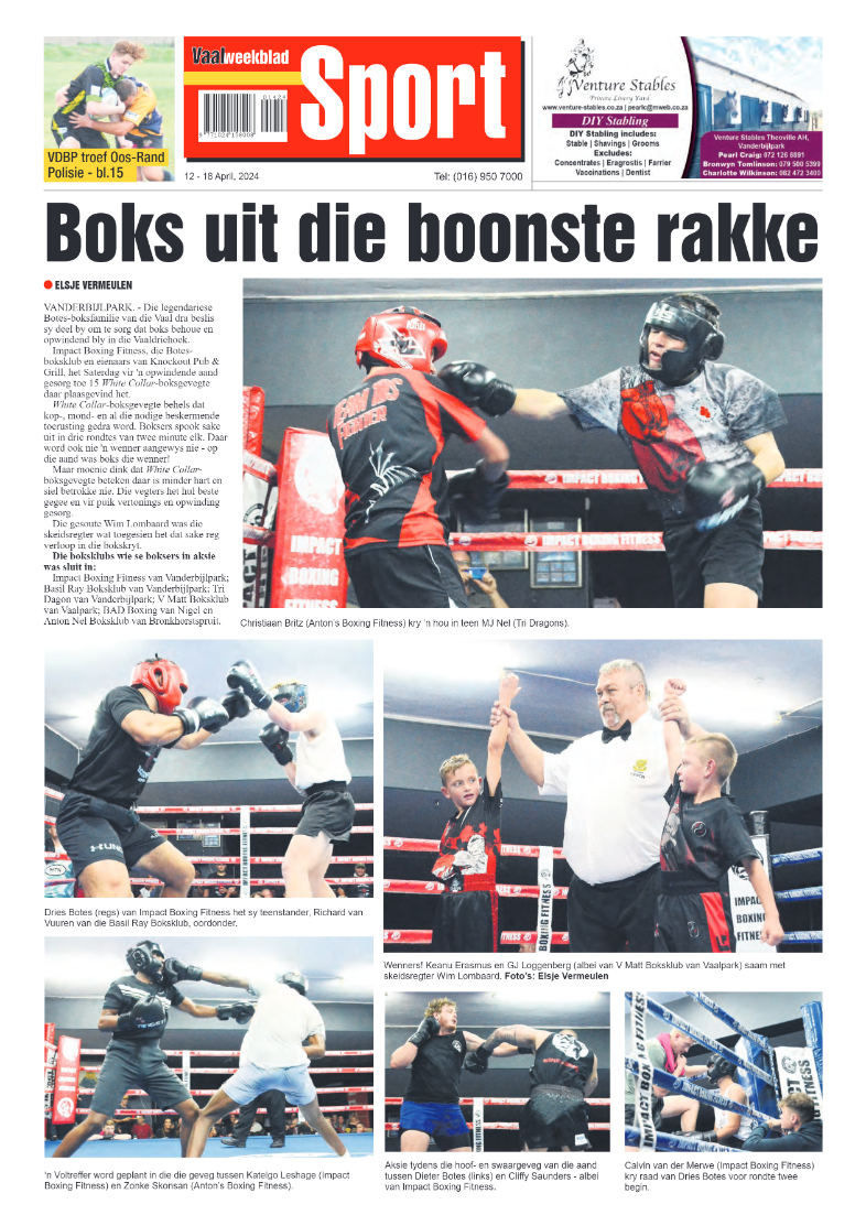 Vaalweekblad 12 – 18 April, 2024 page 16