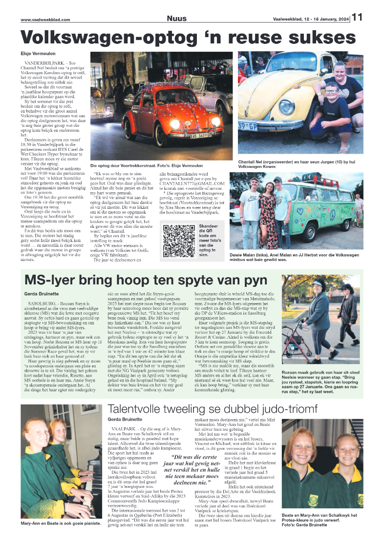 Vaalweekblad, 12 – 18 January, 2024 page 11