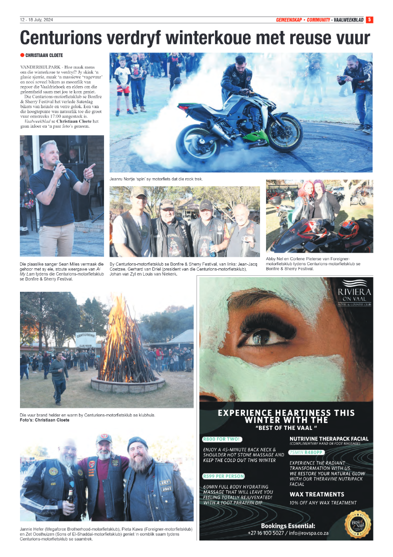 Vaalweekblad 12 – 18 July, 2024 page 5