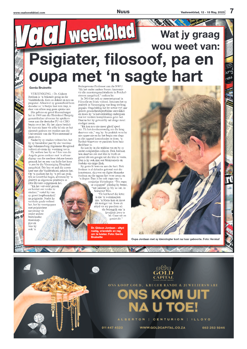 Vaalweekblad, 12 – 18 May, 2023 page 7