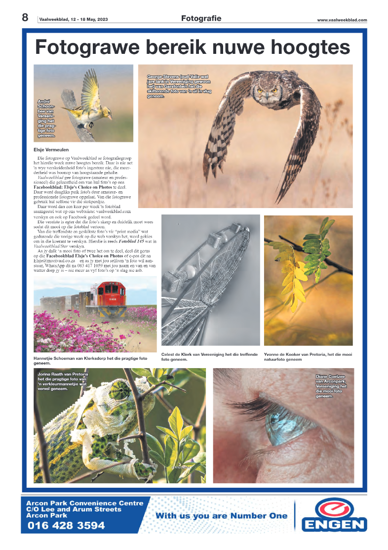 Vaalweekblad, 12 – 18 May, 2023 page 8
