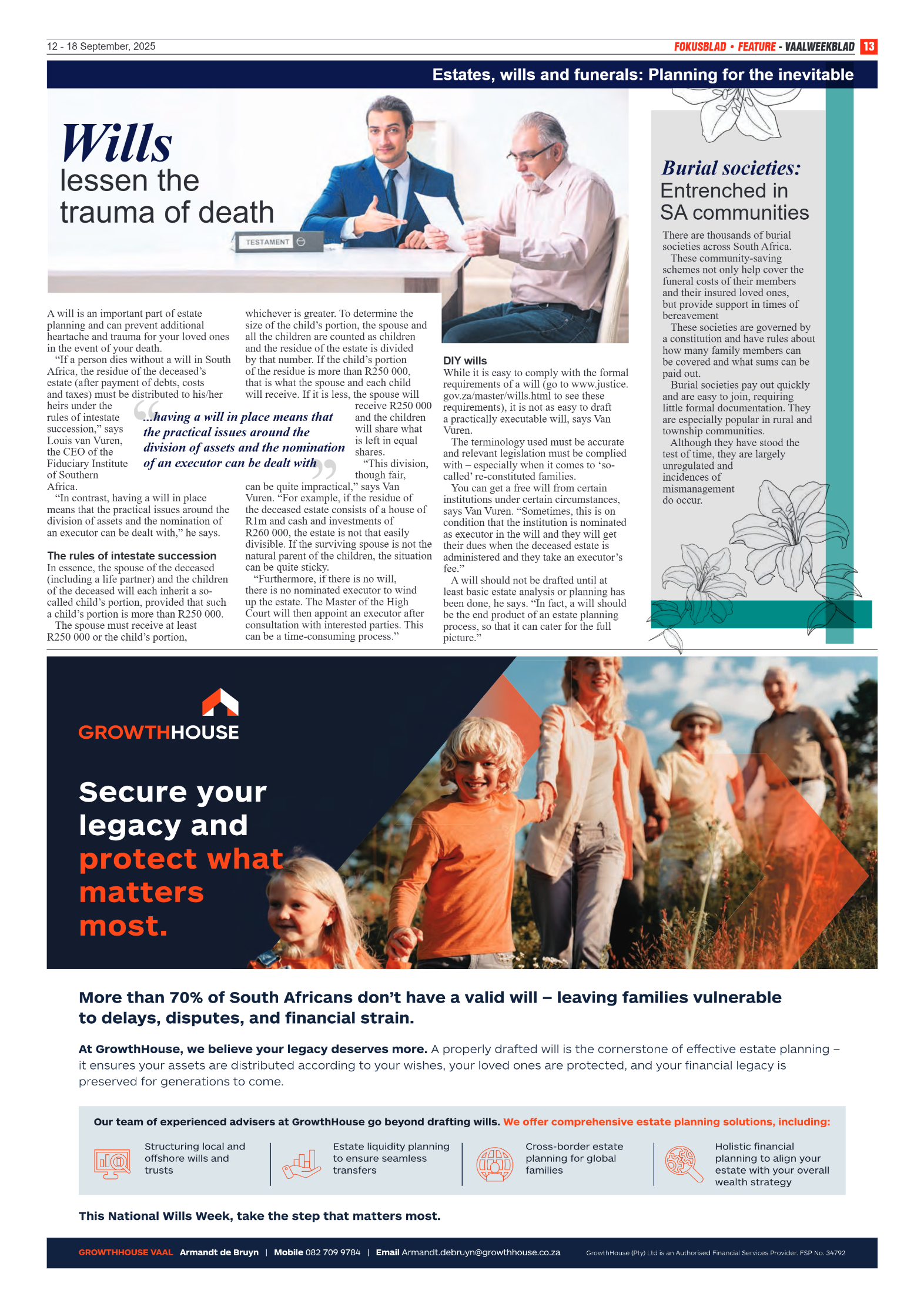 Vaalweekblad 12 – 18 September, 2025 page 12