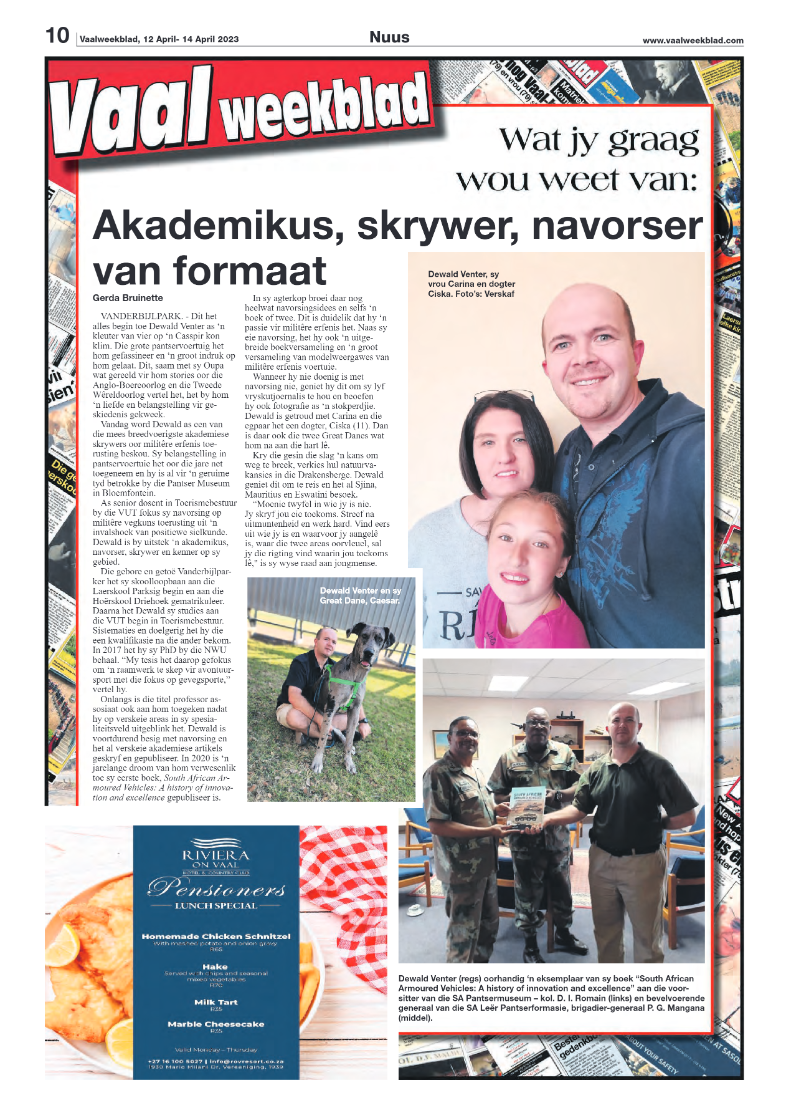 Vaalweekblad, 12 April- 14 April 2023 page 10