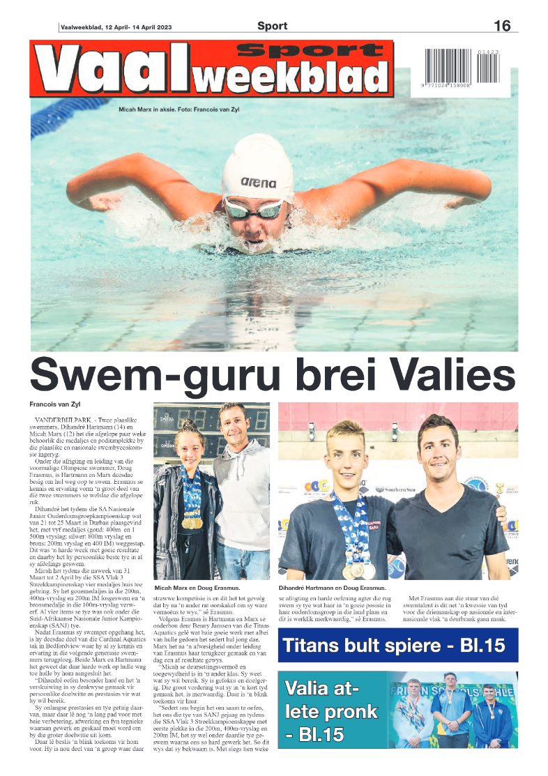 Vaalweekblad, 12 April- 14 April 2023 page 16
