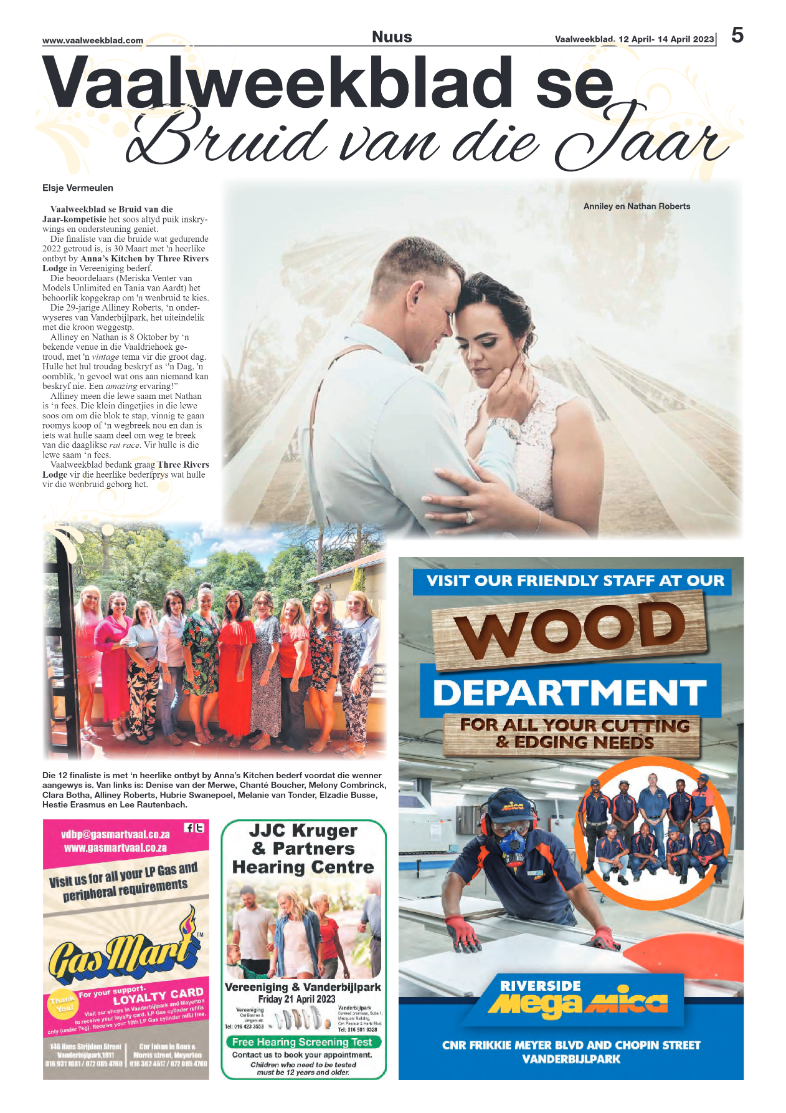 Vaalweekblad, 12 April- 14 April 2023 page 5