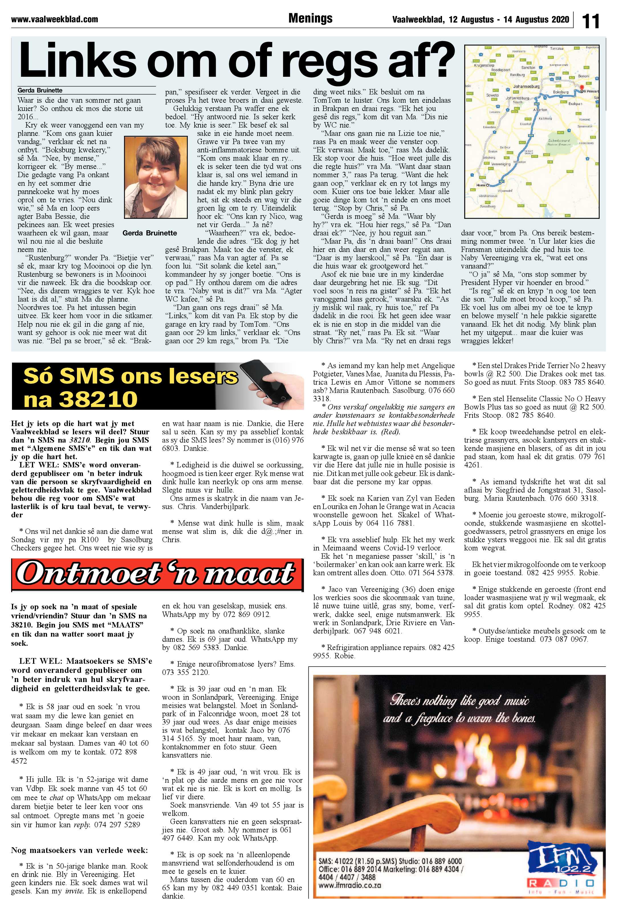 Vaalweekblad 12 Augustus – 14 Augustus 2020 page 11