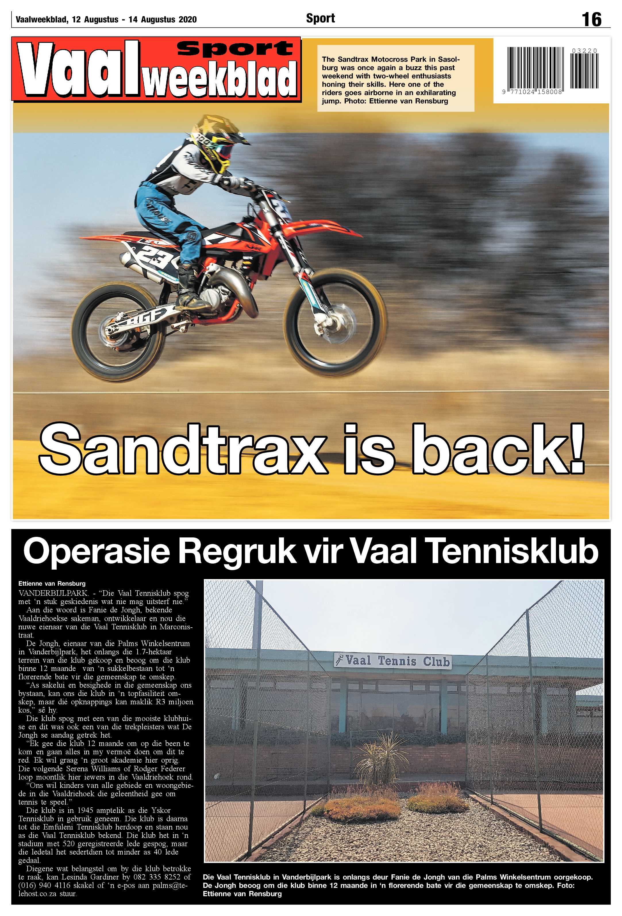 Vaalweekblad 12 Augustus – 14 Augustus 2020 page 16